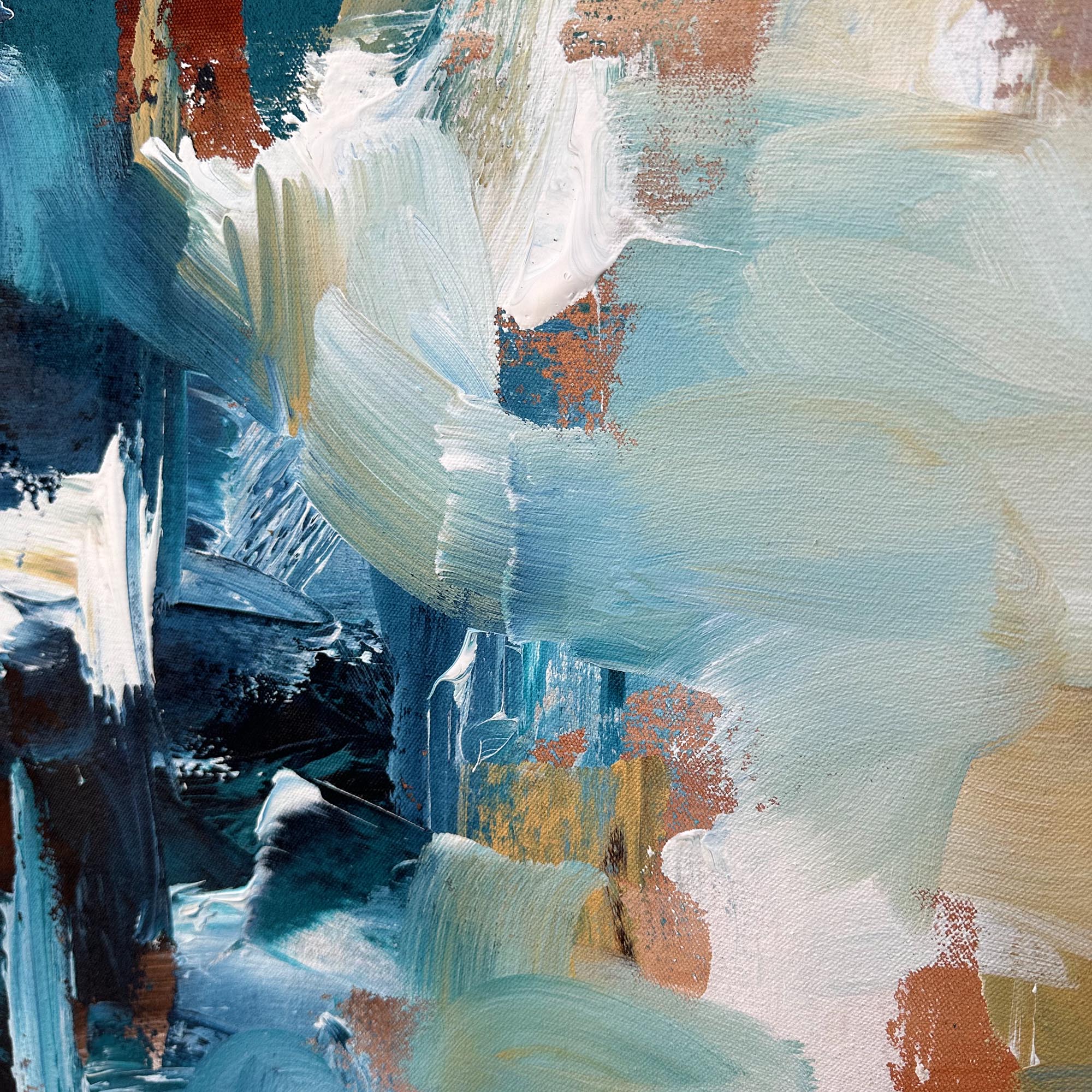 Once In A Blue Moon | Original Painting | 120x120cm