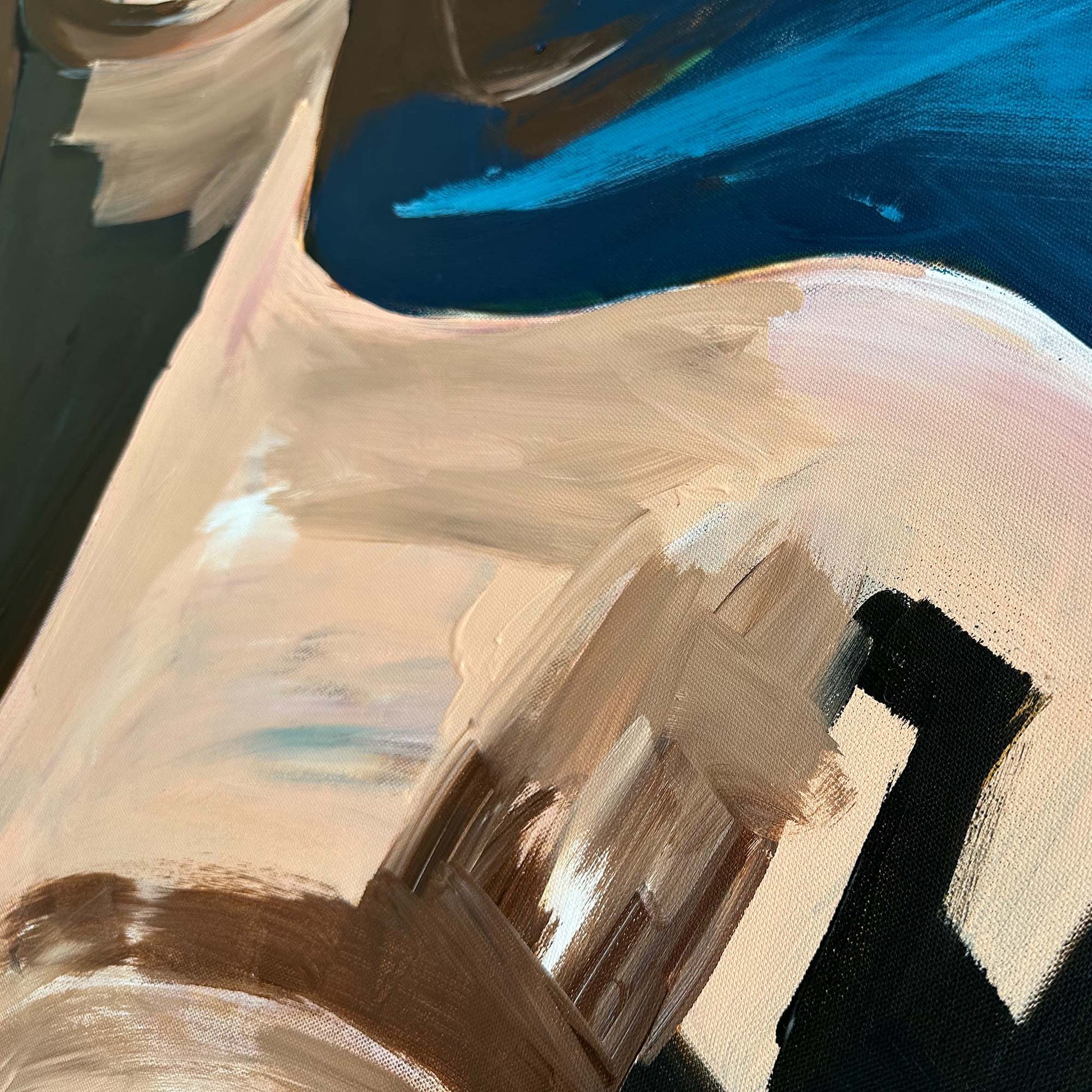 Dive - 150x100cm Original Painting-Abstract House