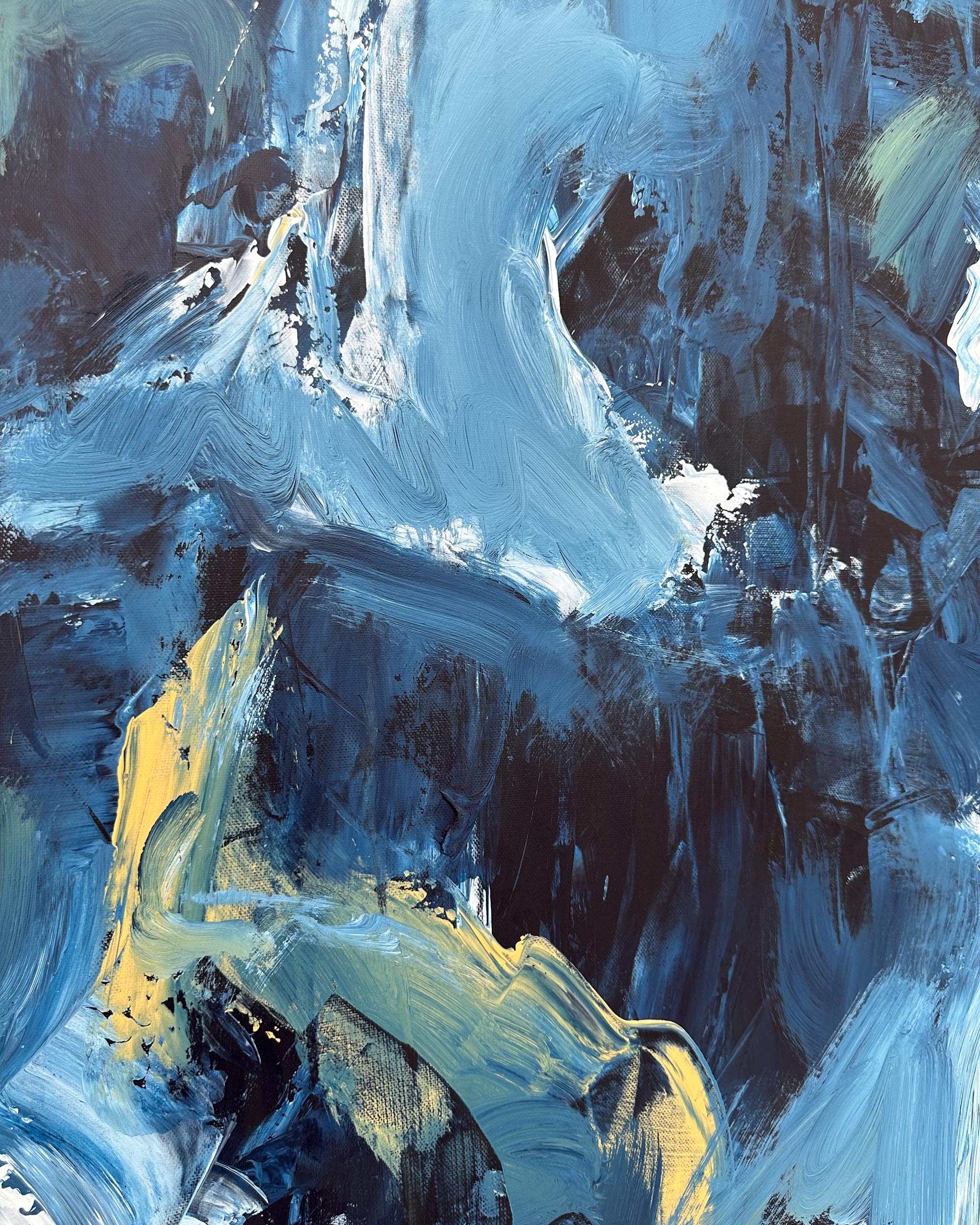 Underneath The Starlit Sky | Diptych Original Paintings | 200x150cm