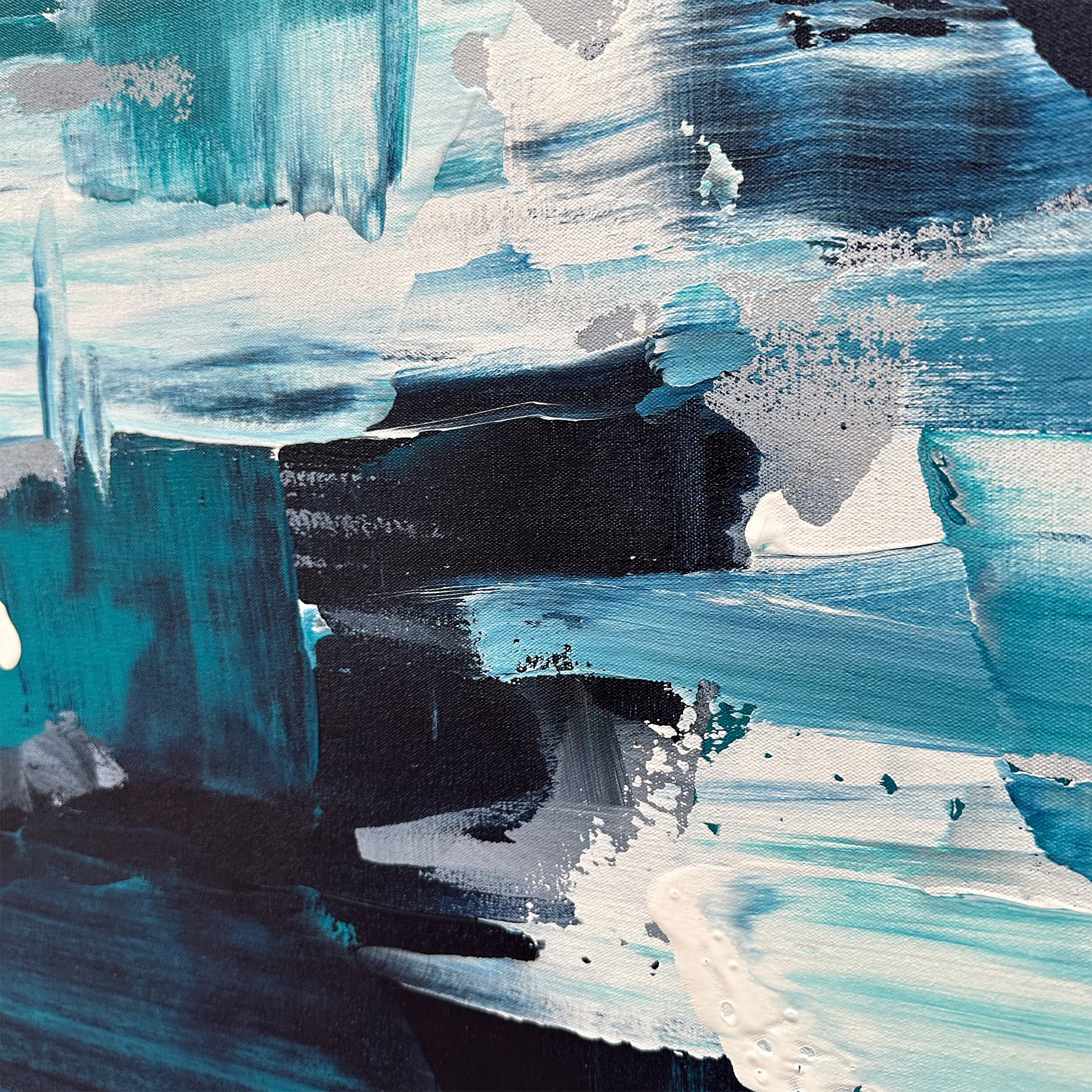 Deep In Thoughts - Original Painting-Abstract House