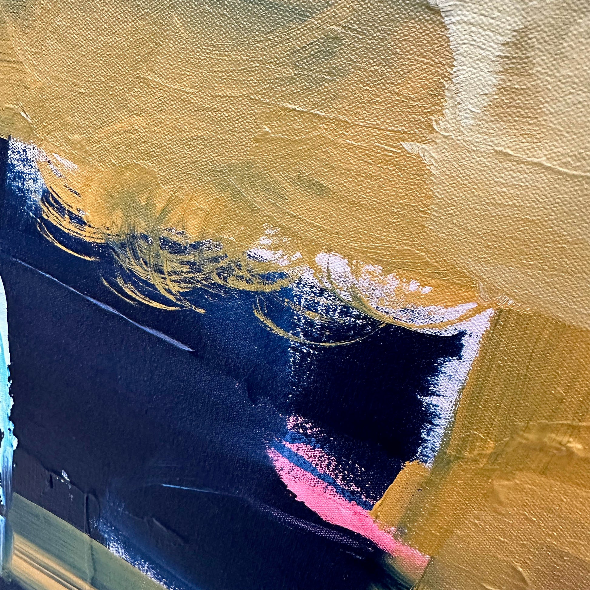 Summit 2 - Original Painting-Abstract House