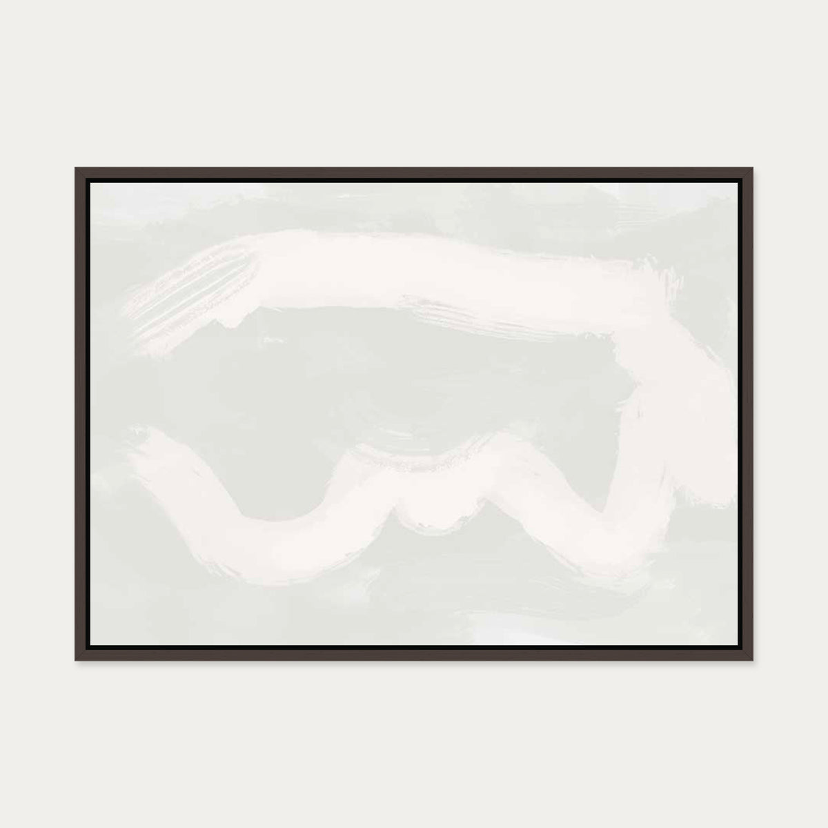 Cloud Canvas Art — 50 x 70 cm — Brown Frame