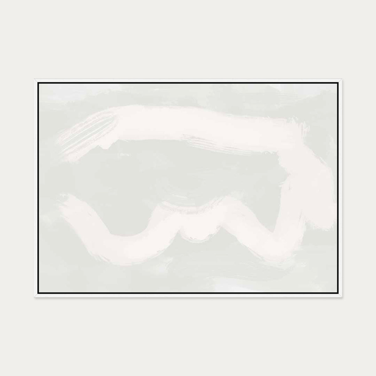 Cloud Canvas Art — 70 x 100 cm — White Frame