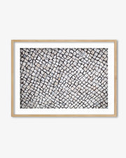 Cobalt Pavement Wall Art Print