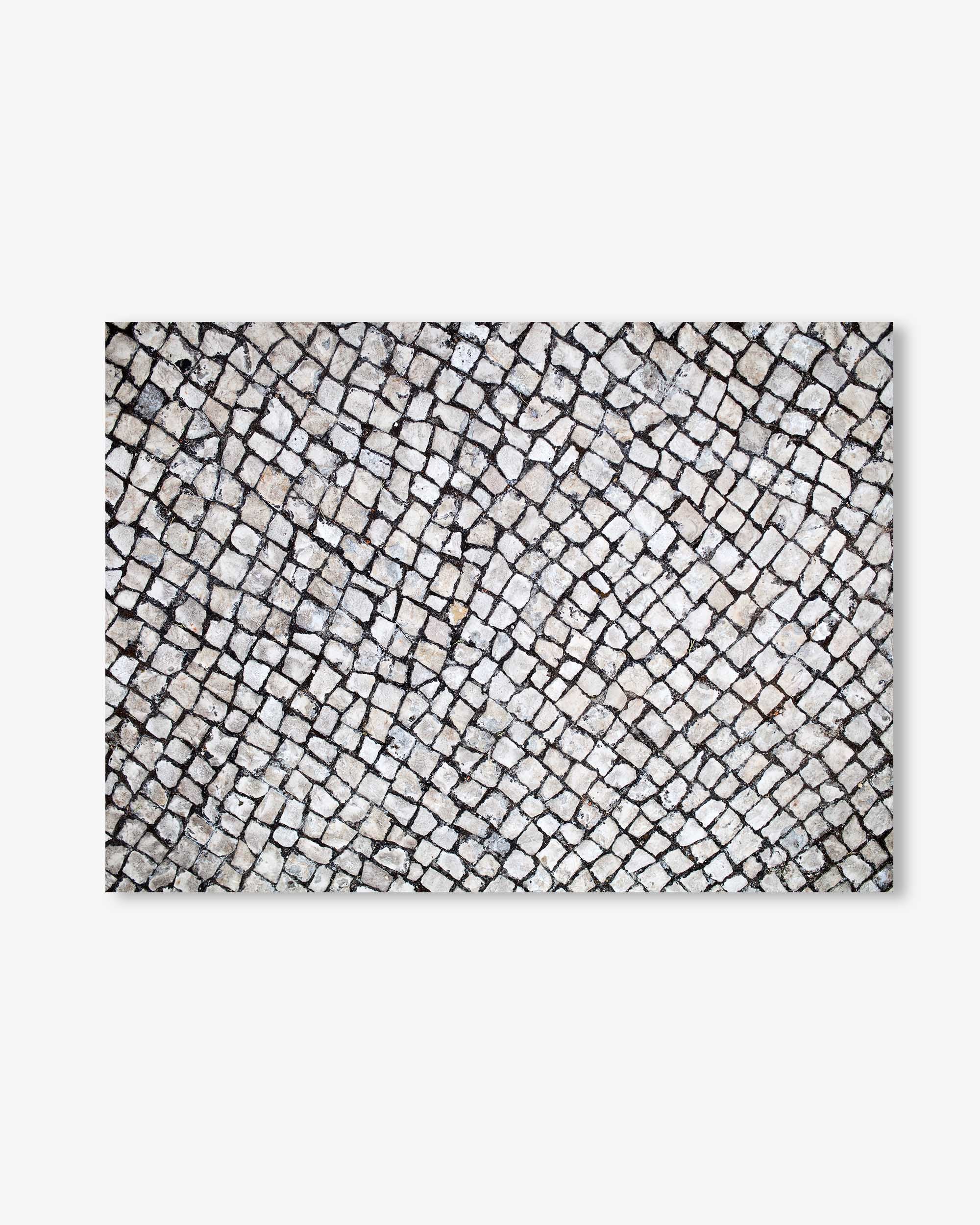 Cobalt Pavement Wall Art Print