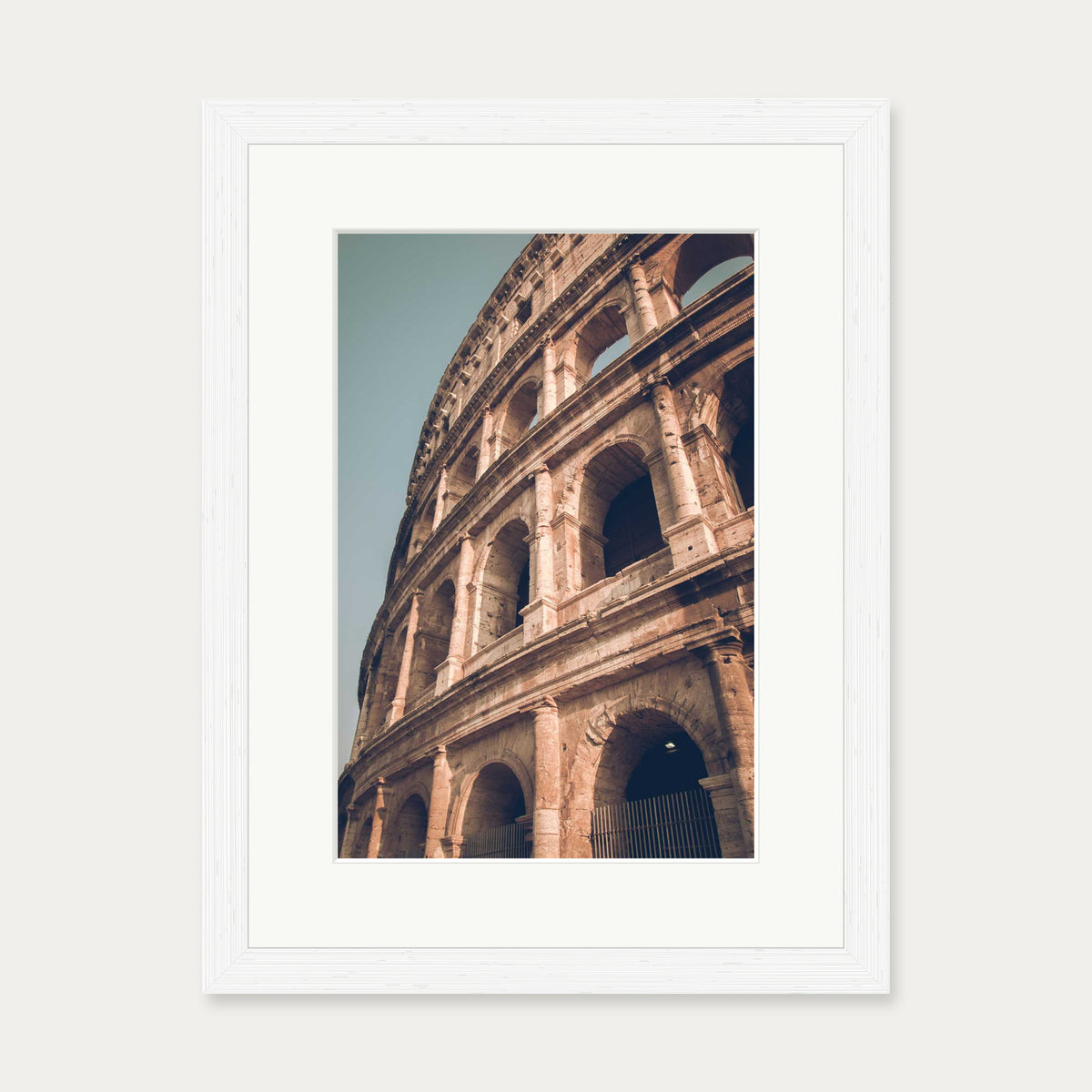 Colosseum Art Print — 30 x 40 cm — White Frame