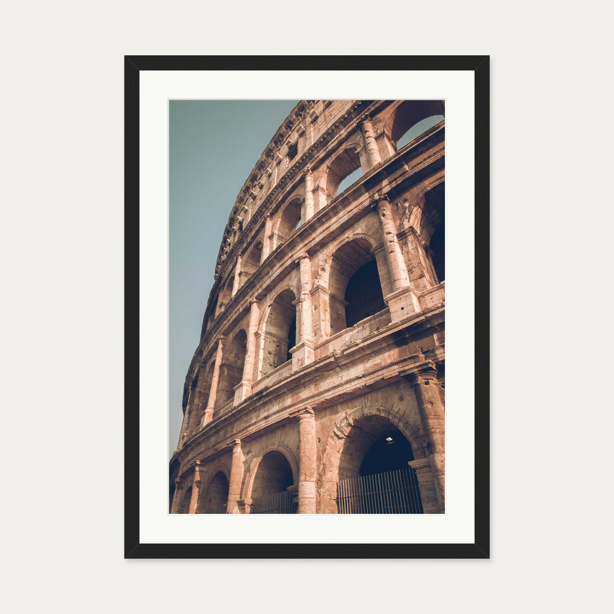 Colosseum Art Print — 50 x 70 cm — Black Frame