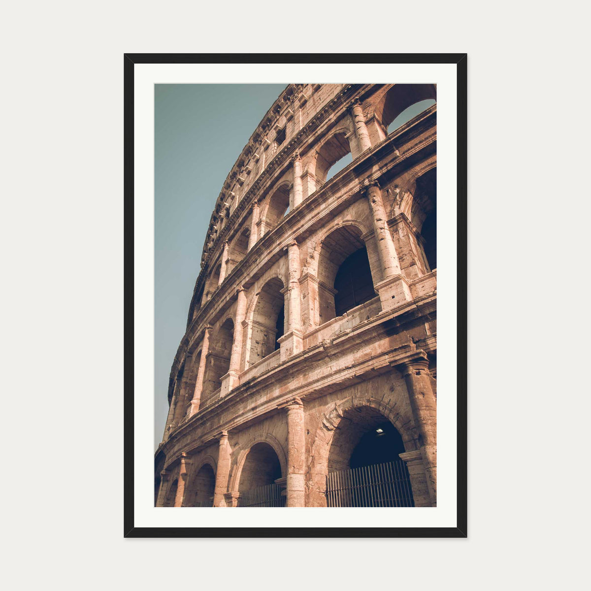 Colosseum Art Print — 70 x 100 cm — Black Frame
