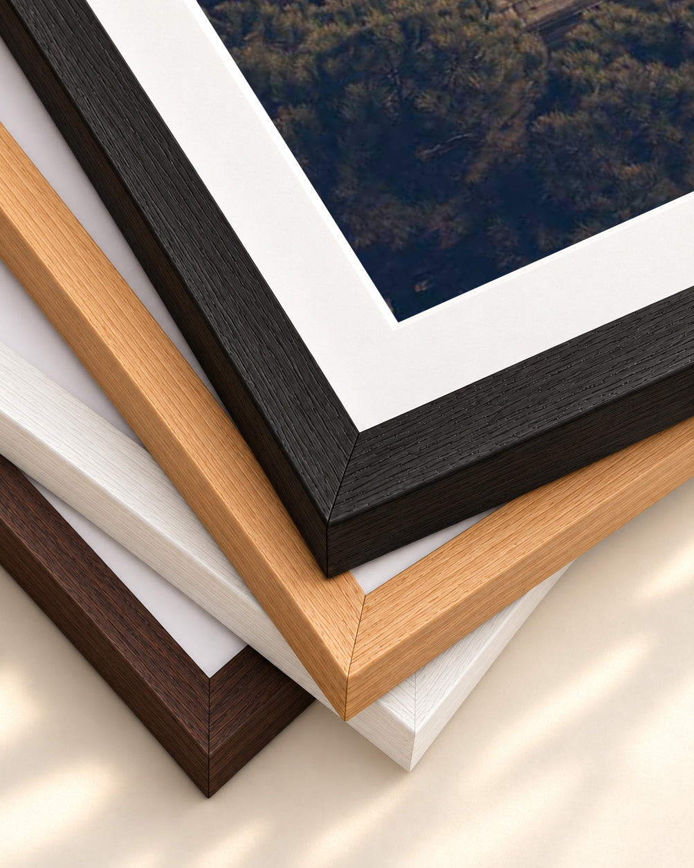 Colosseum II Art Print — framed print corner with 5 cm mount and bevel