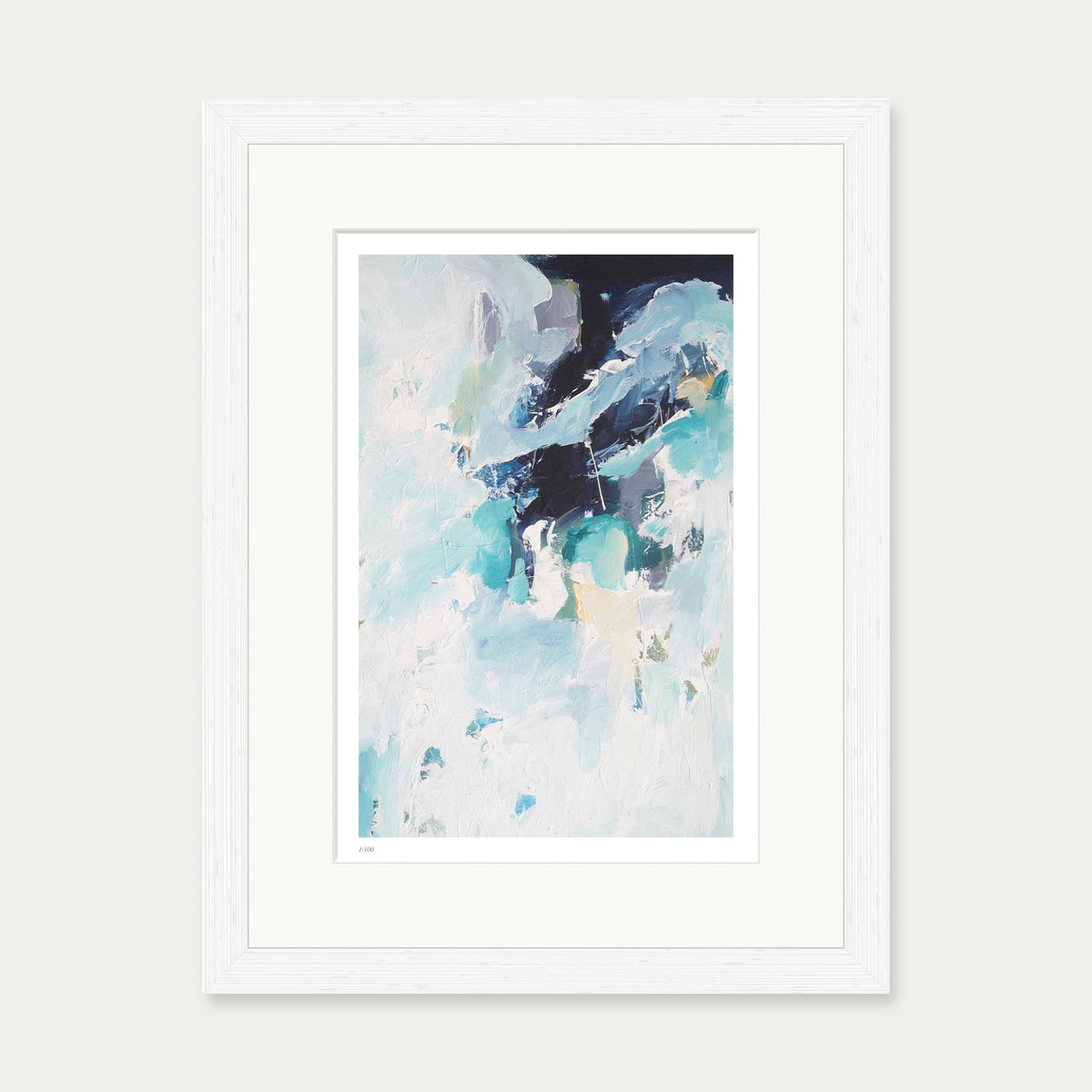 Colour Block 43 Limited Edition Print — 30 x 40 cm — White Frame