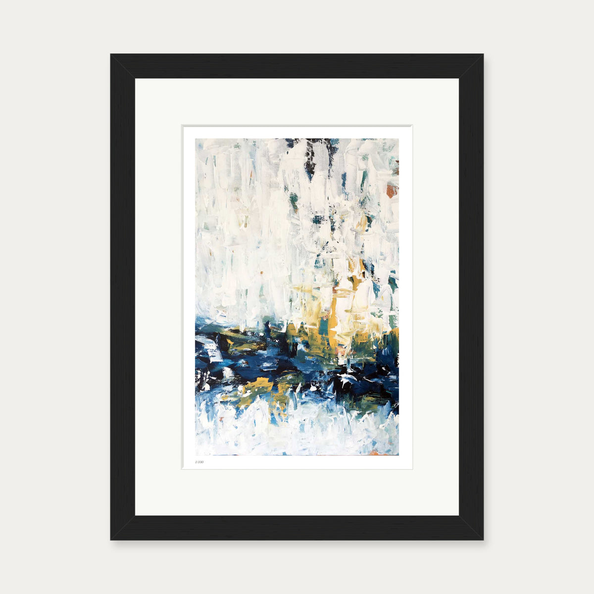 Colour Block 67 Limited Edition Print — 30 x 40 cm — Black Frame