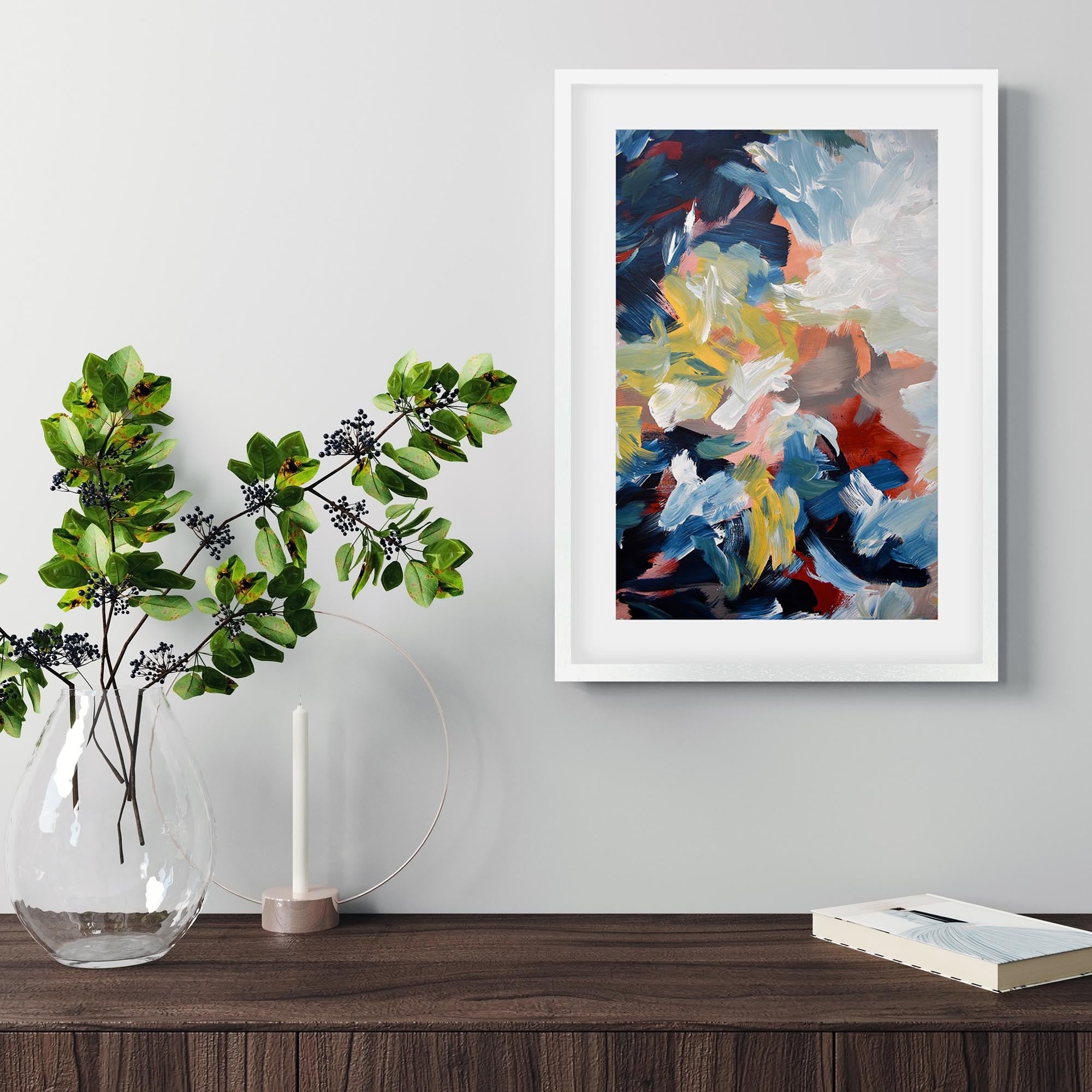 Abstract 450 Framed Art