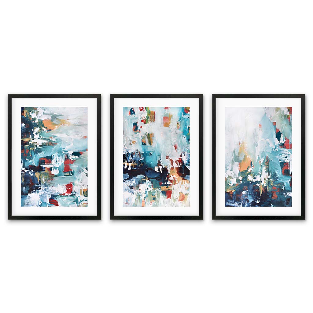 Colourful Landscape Print Set Of 3