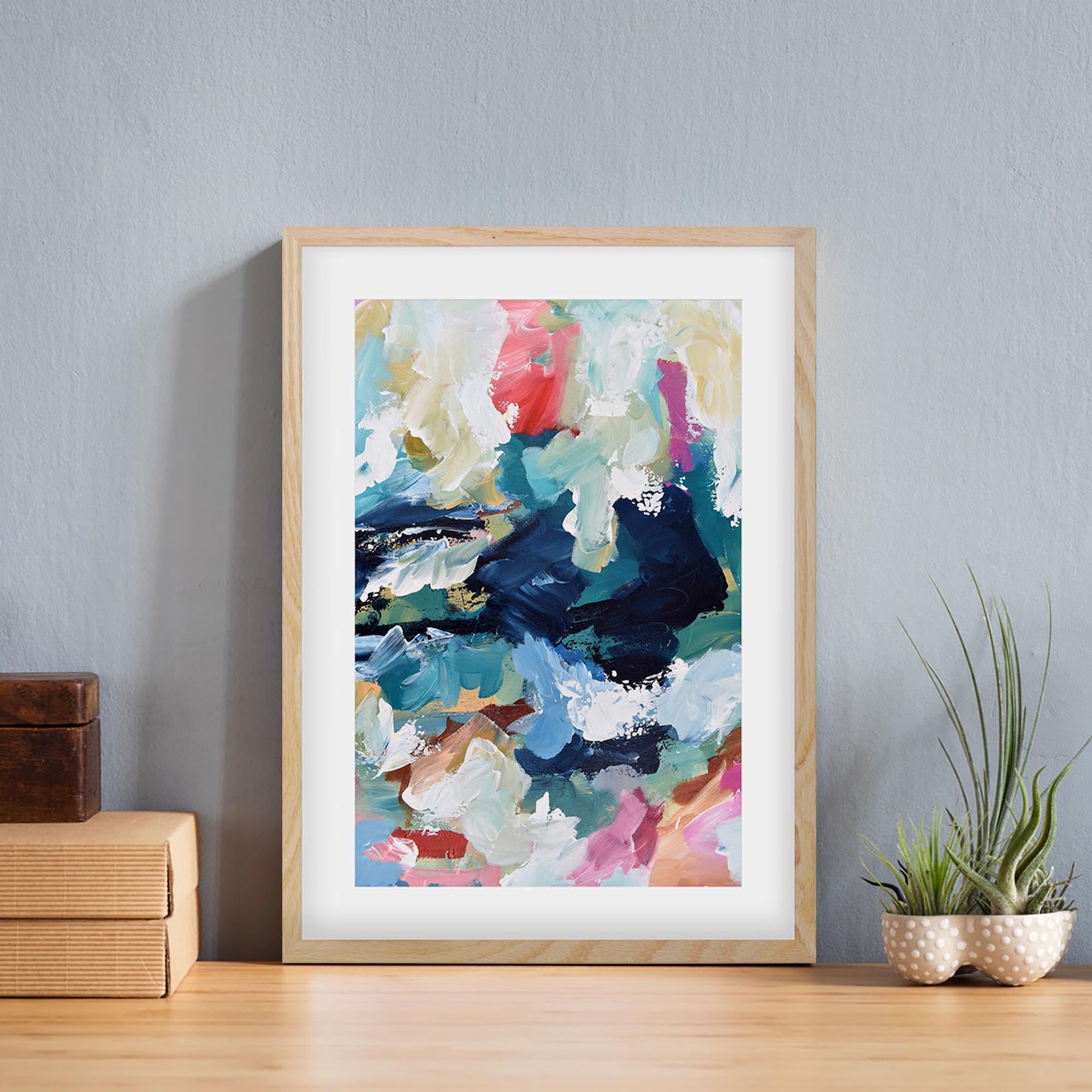 Abstract 317 Framed Art