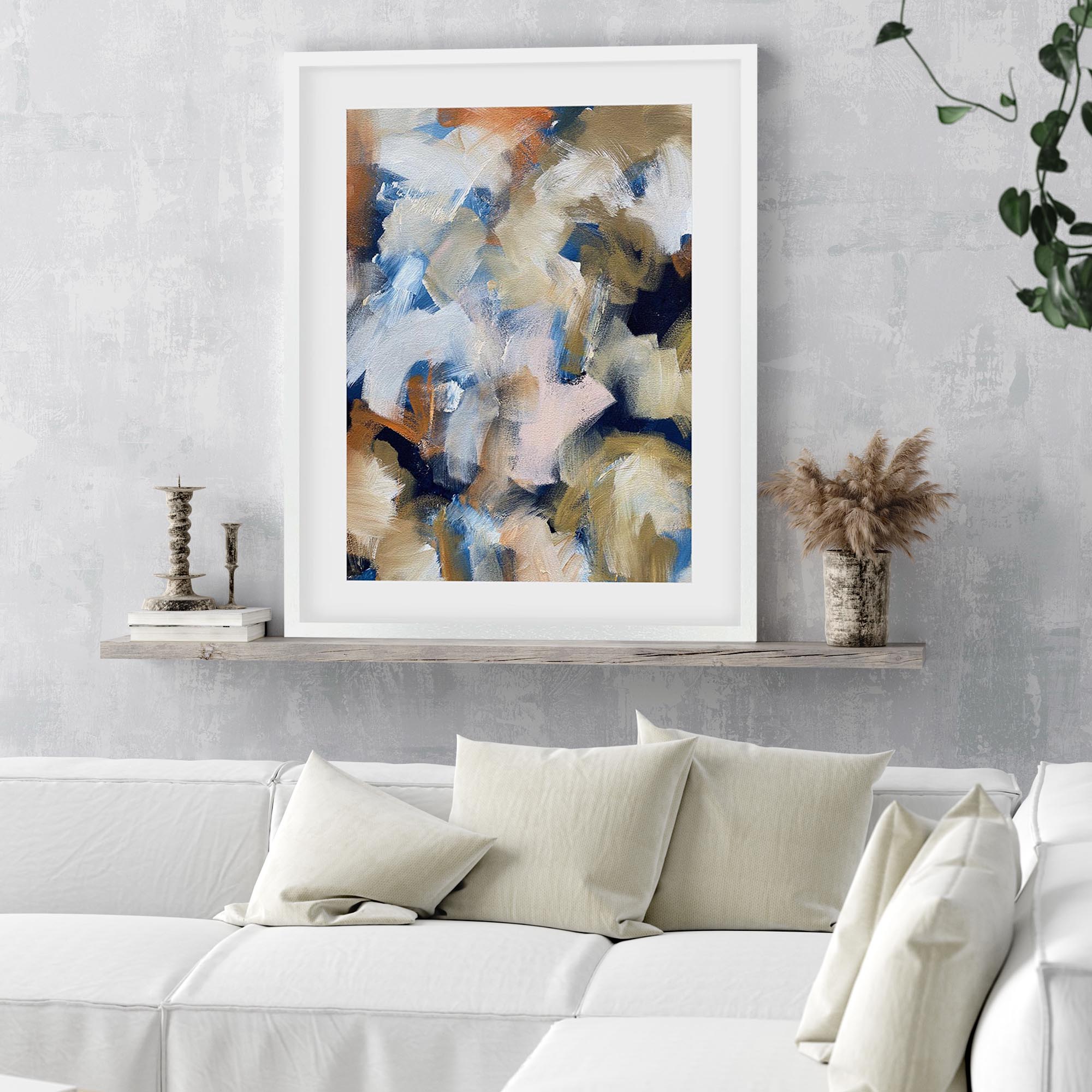 Abstract 506 Framed Art