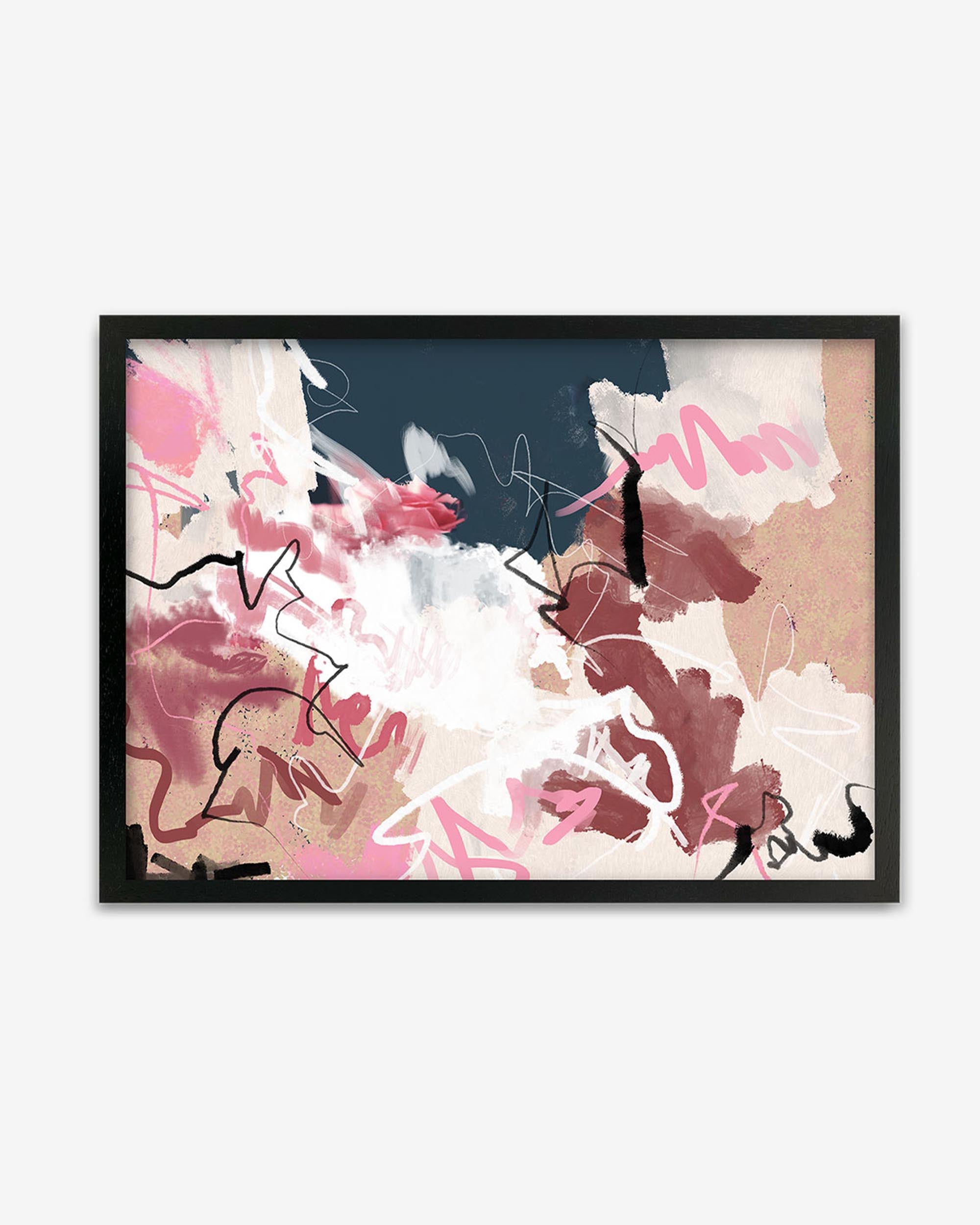 Abstract Plains Framed Print