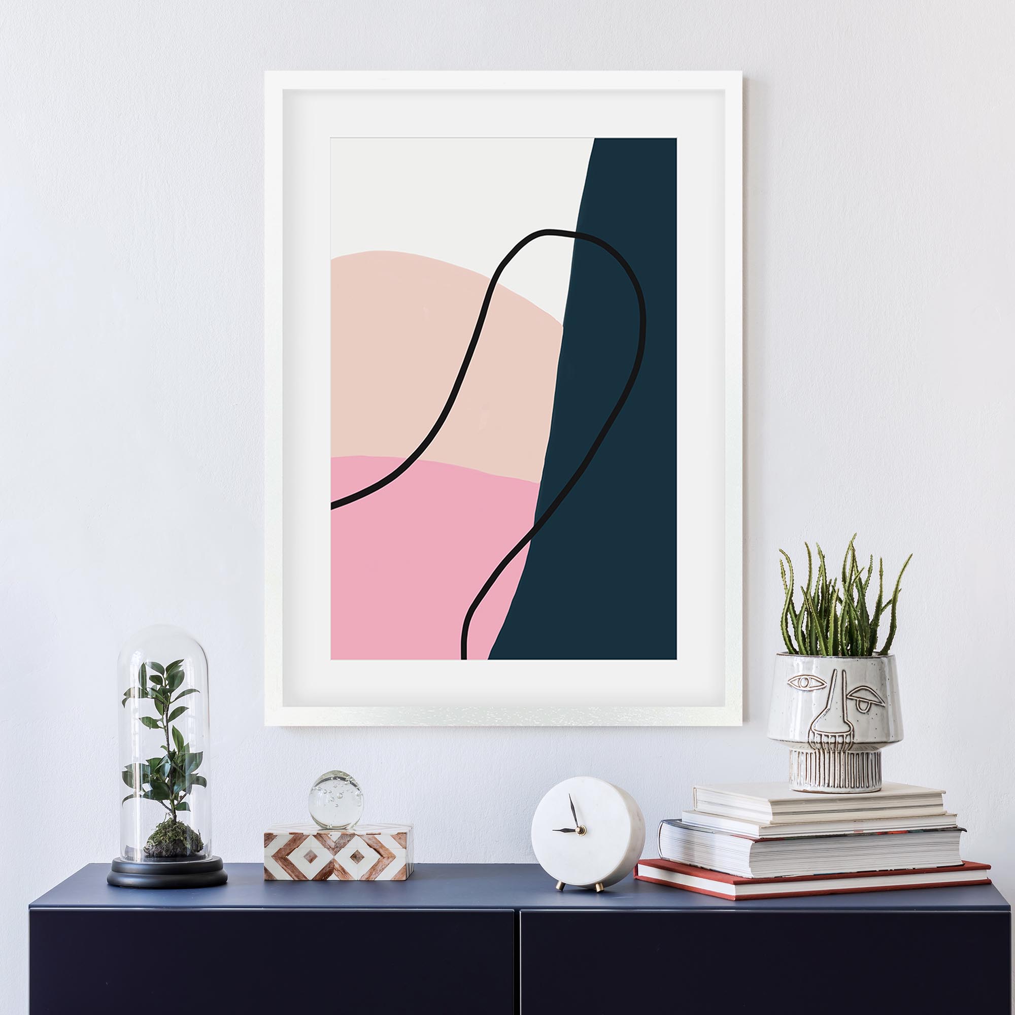 Abstract Colours Framed Art