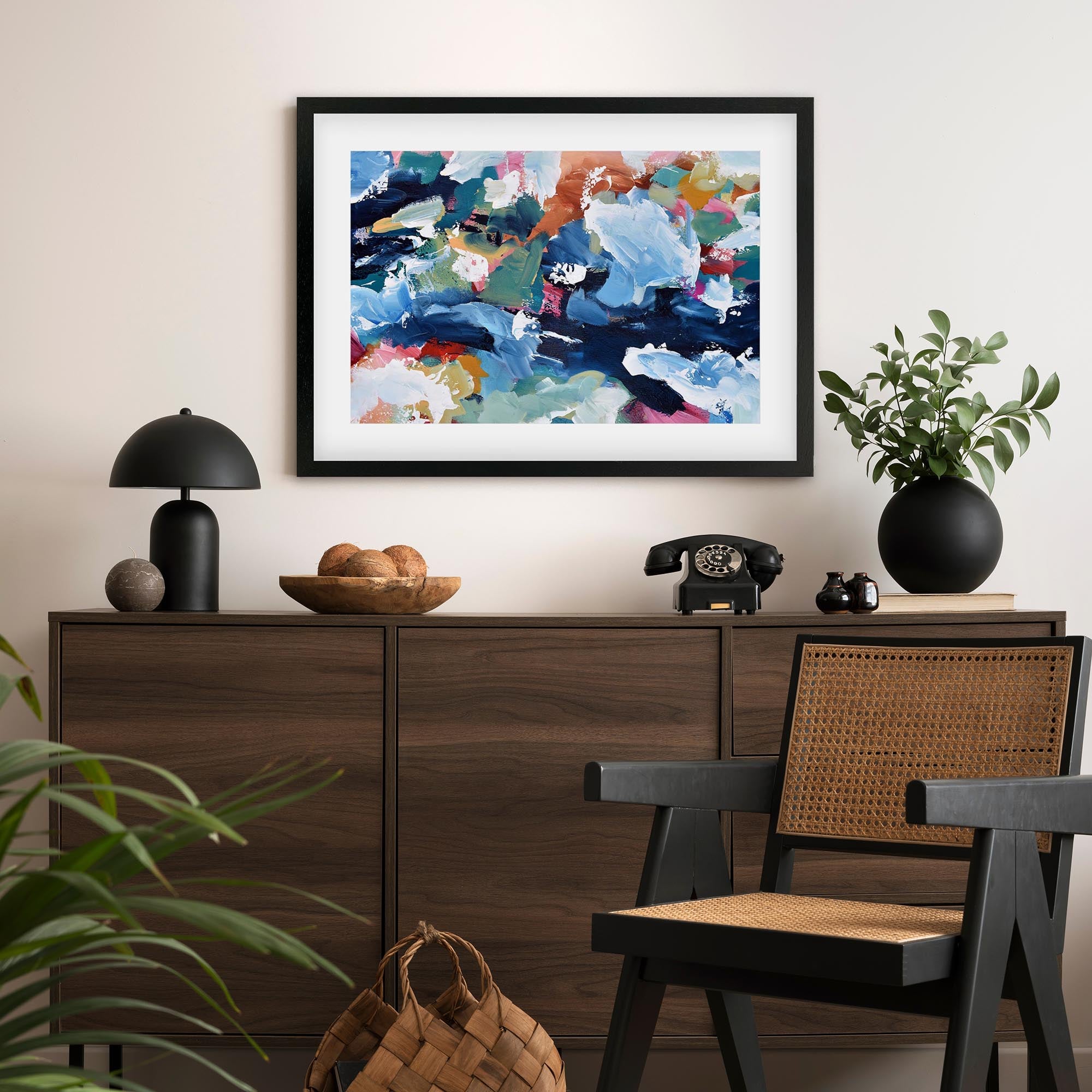 Abstract 316 Framed Art