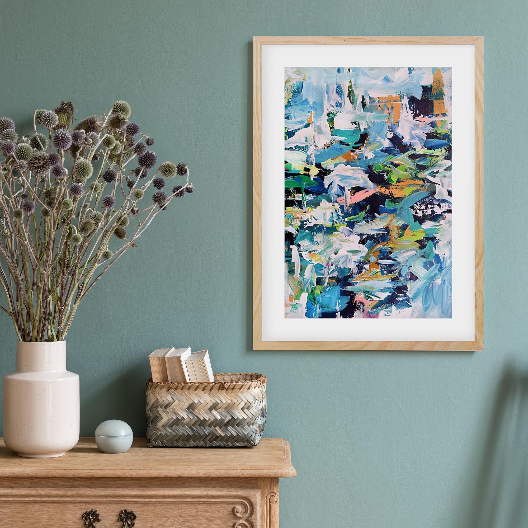 Abstract 239 Framed Art
