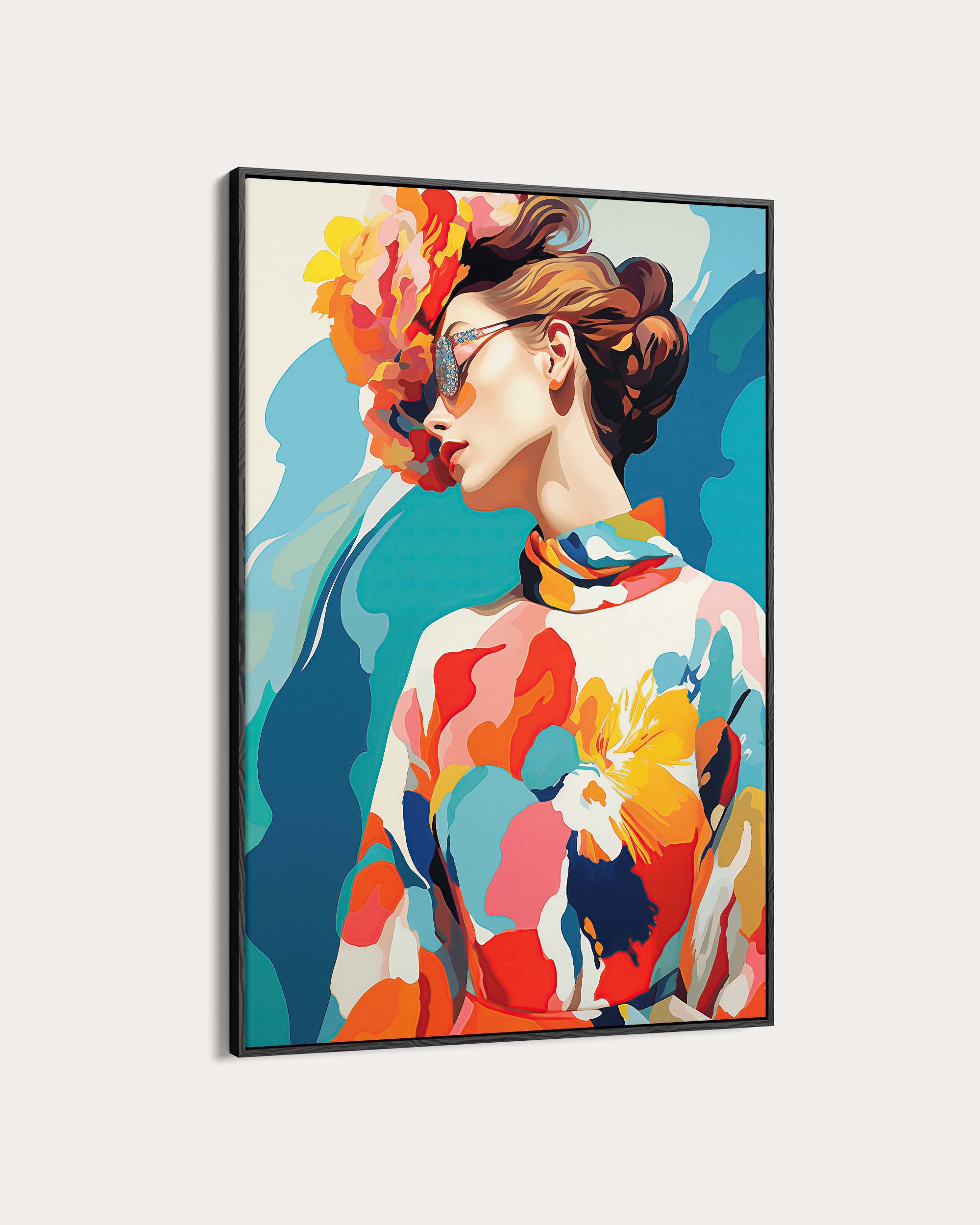 Vibrant Colours Dress Wall Art