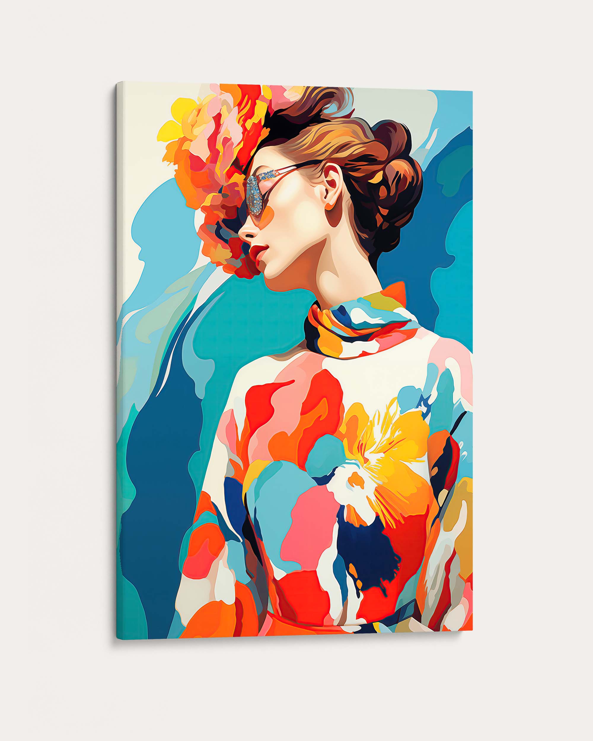 Vibrant Colours Dress Wall Art