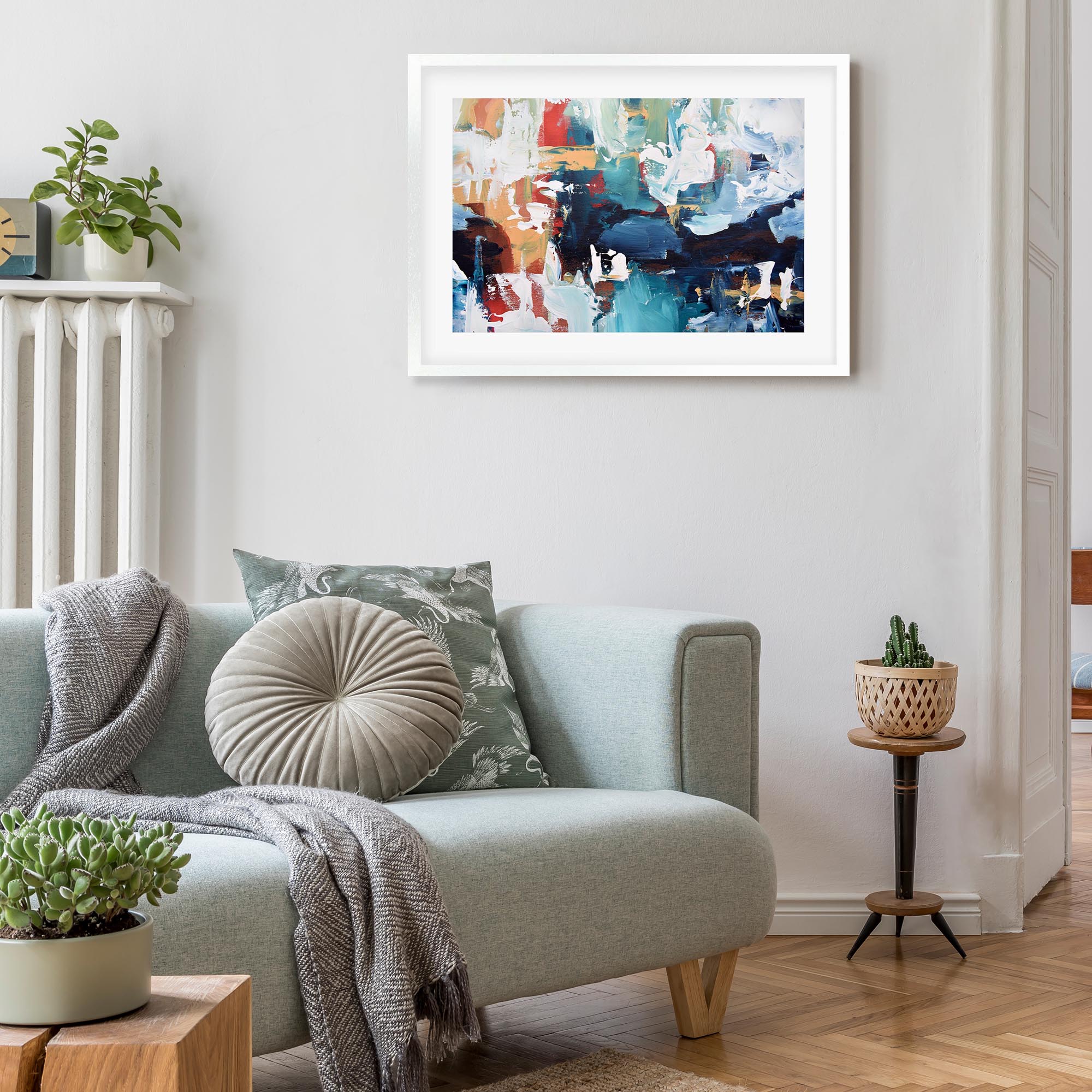 Abstract 214 Framed Art