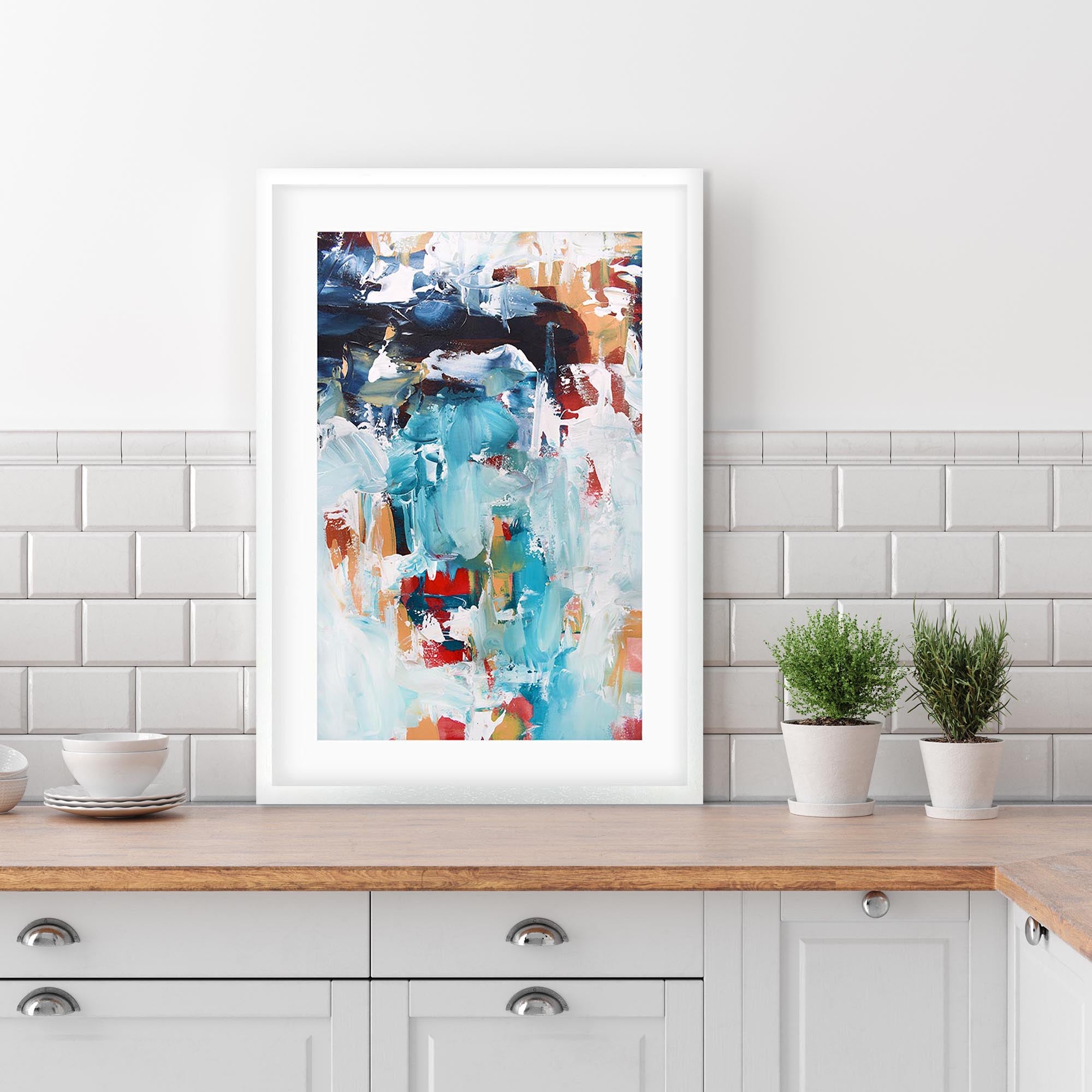 Abstract 212 Framed Art