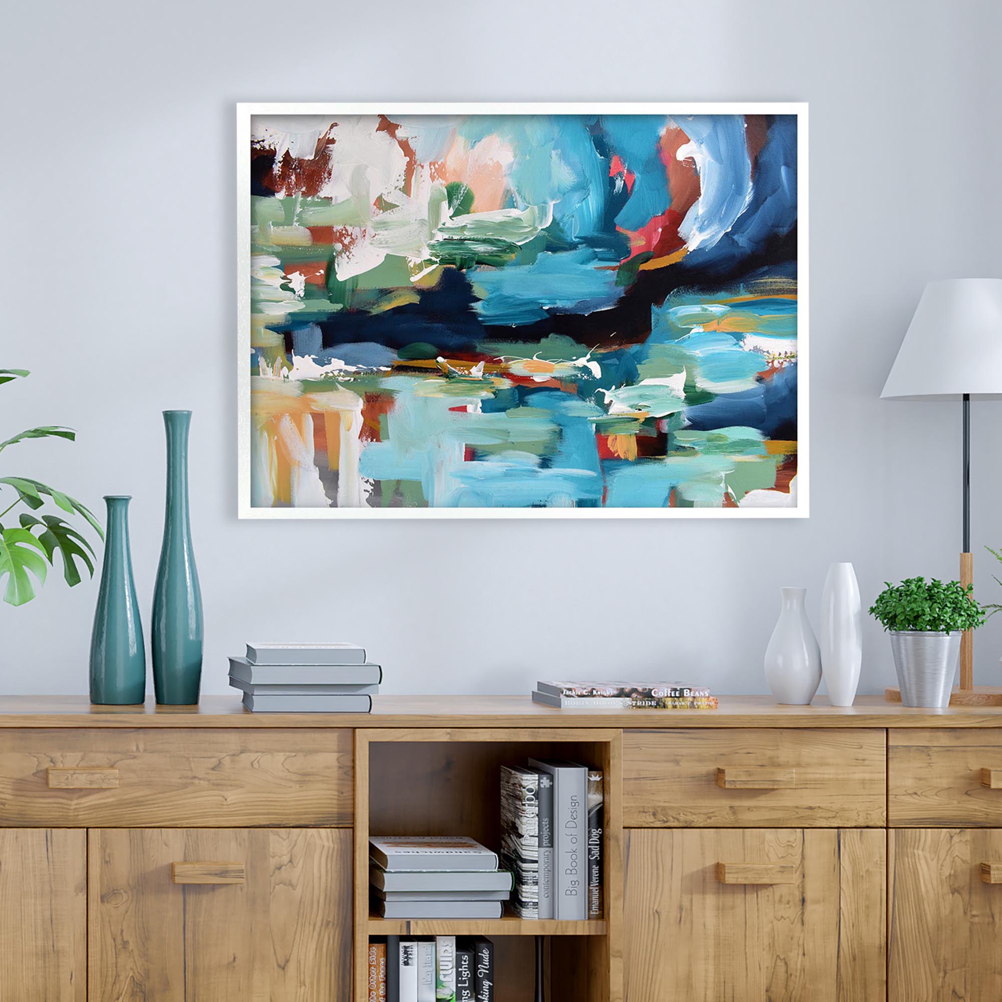 Abstract 352 Framed Print