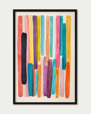 Abstract Rainbow Wall Art