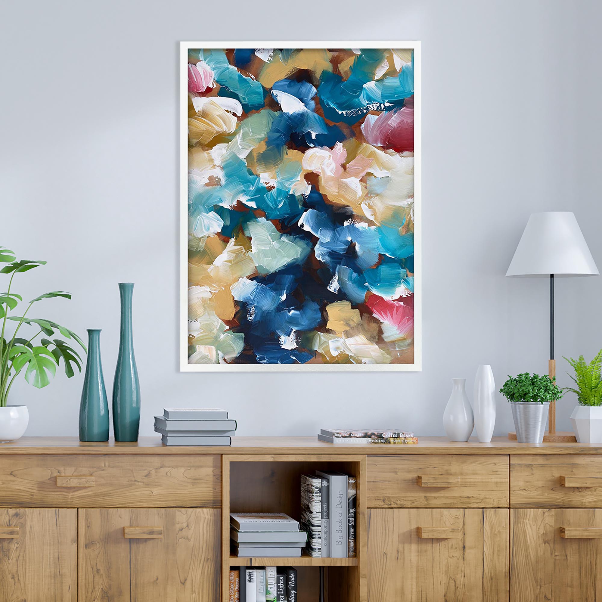 Abstract 465 Framed Print