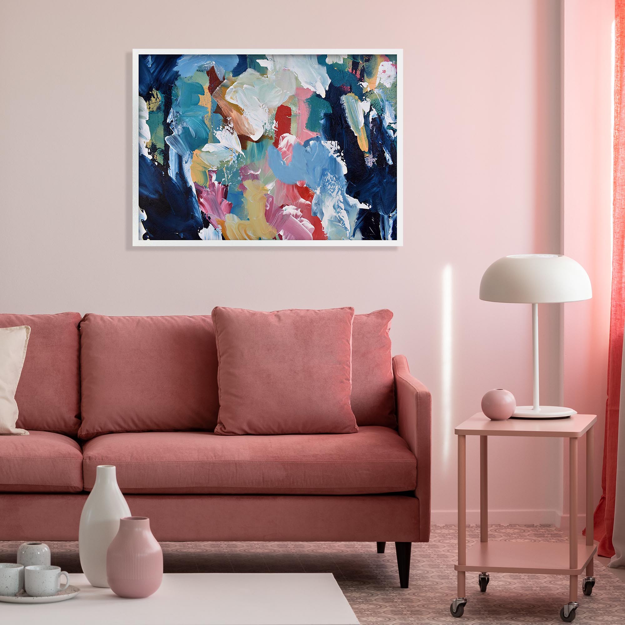 Abstract 318 Framed Art