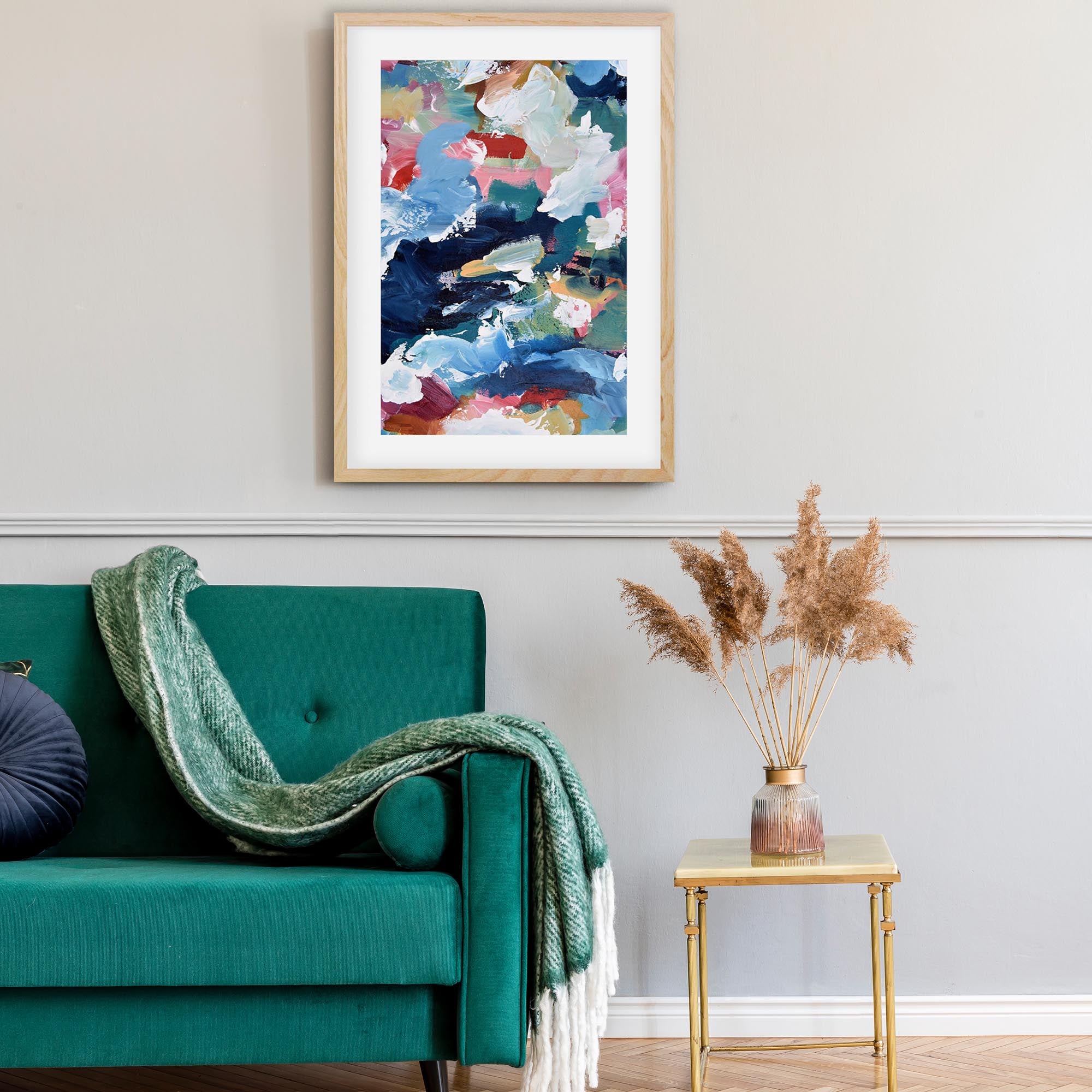 Abstract 319 Framed Art