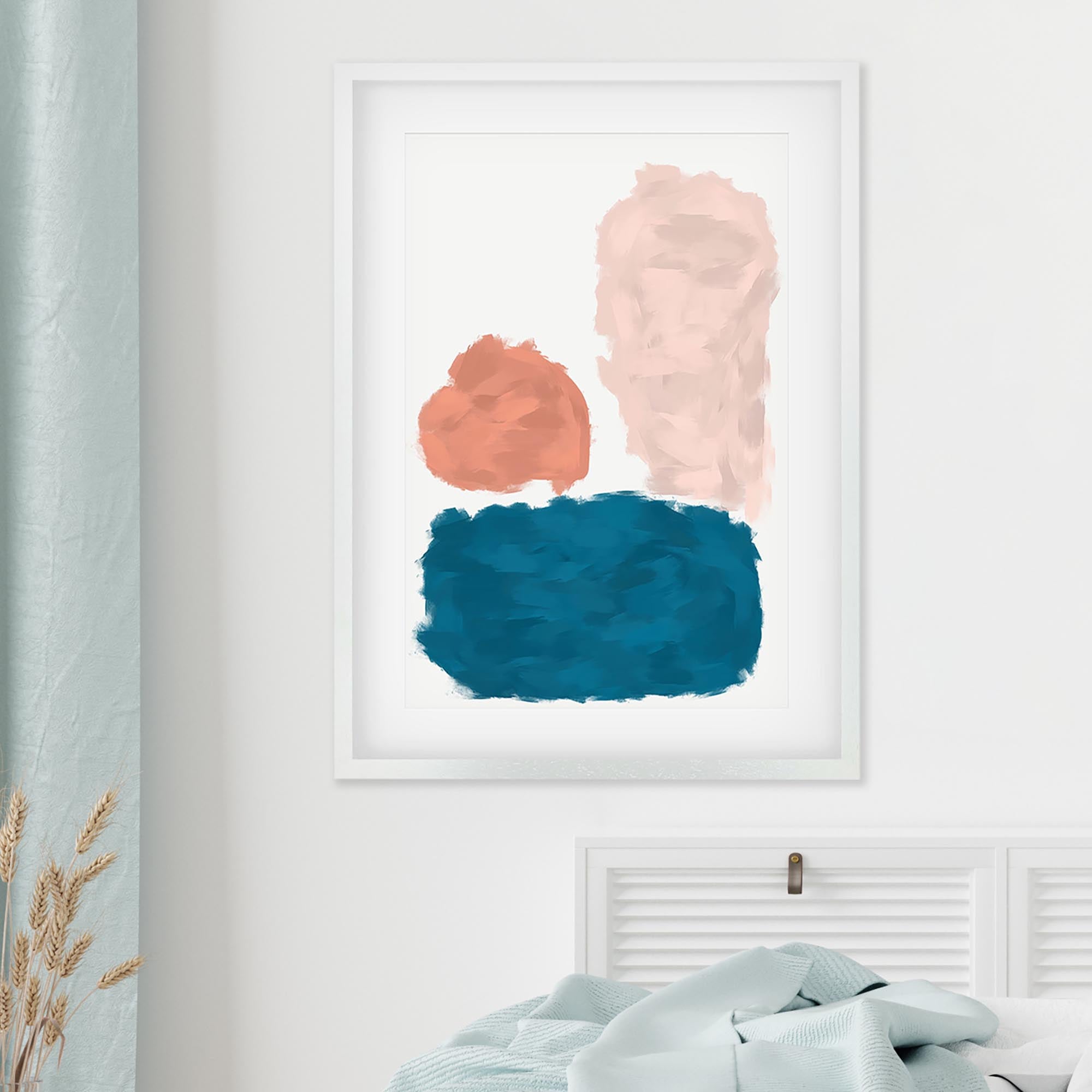 Abstract Colourful Framed Art