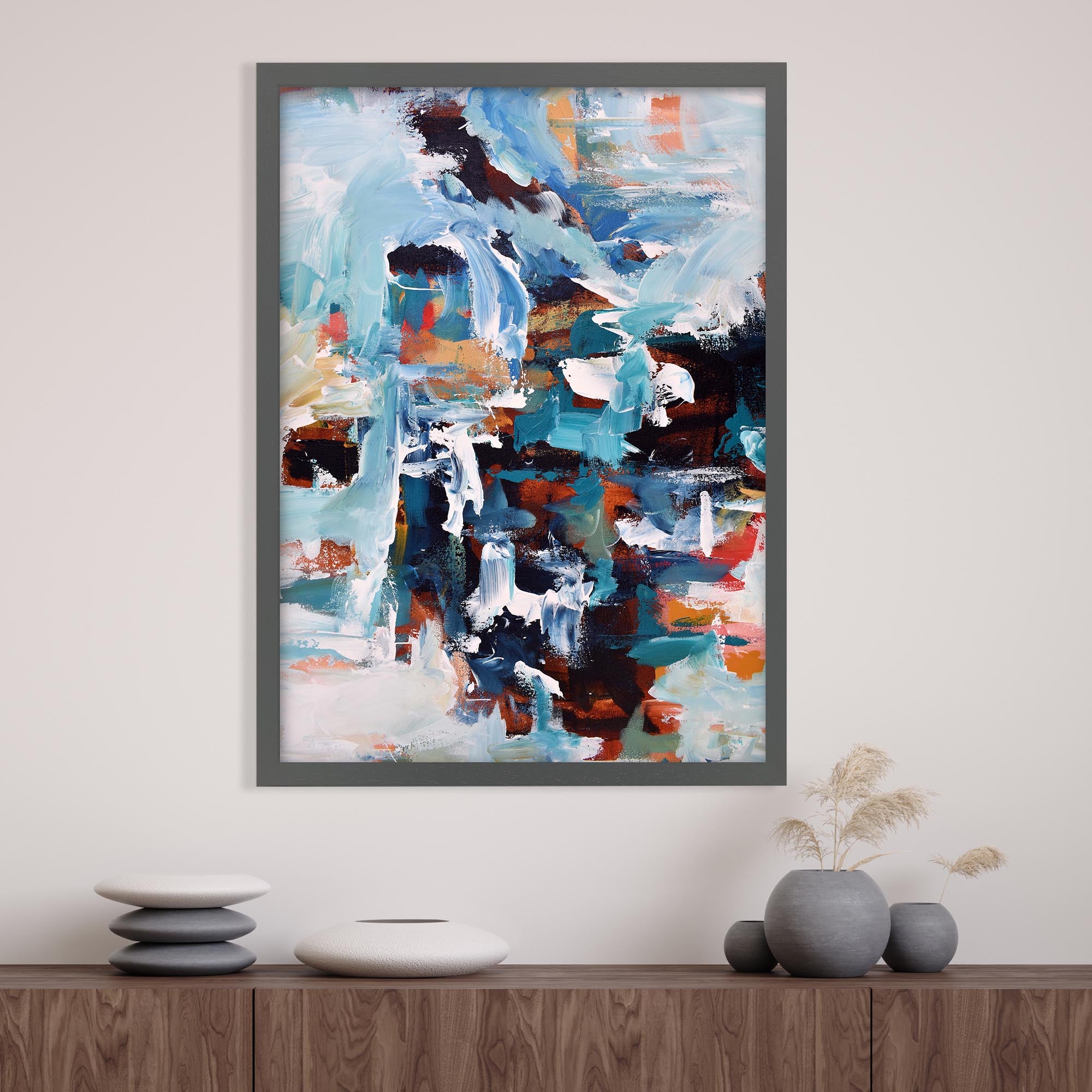 Abstract 328 Framed Art