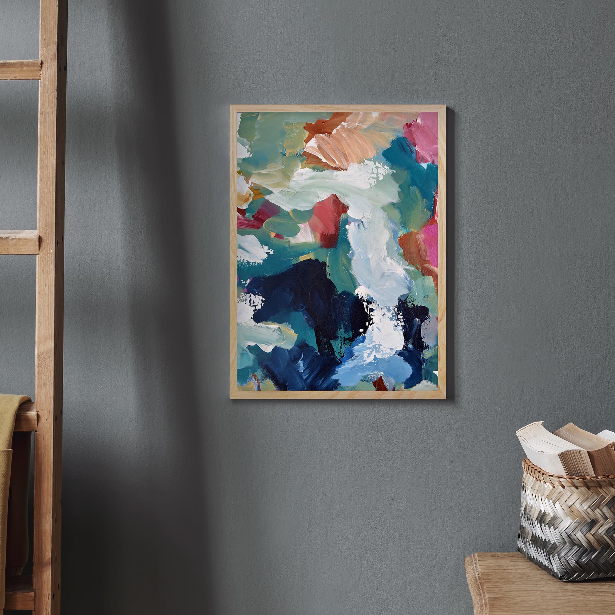 Abstract 322 Framed Art