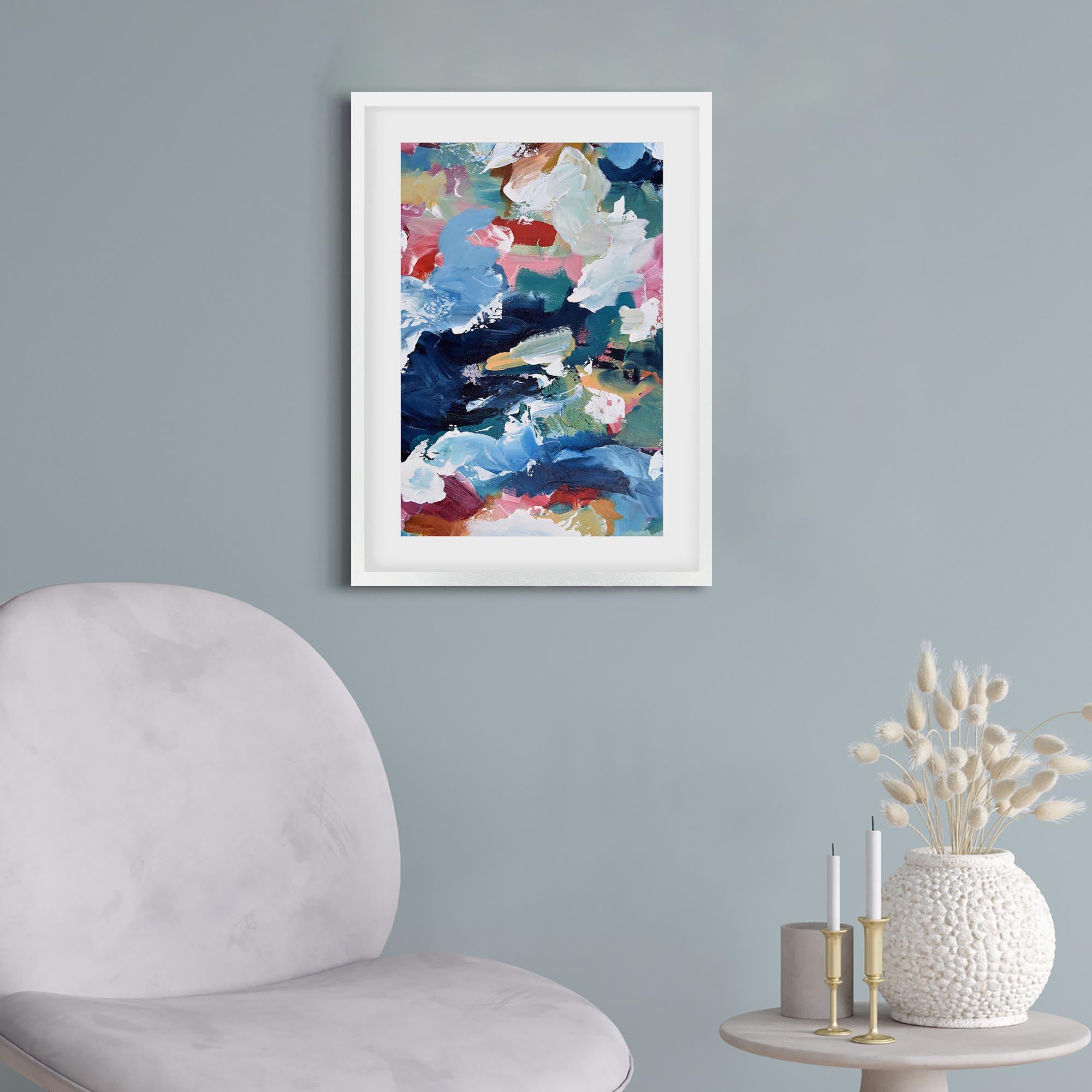 Abstract 319 Framed Art