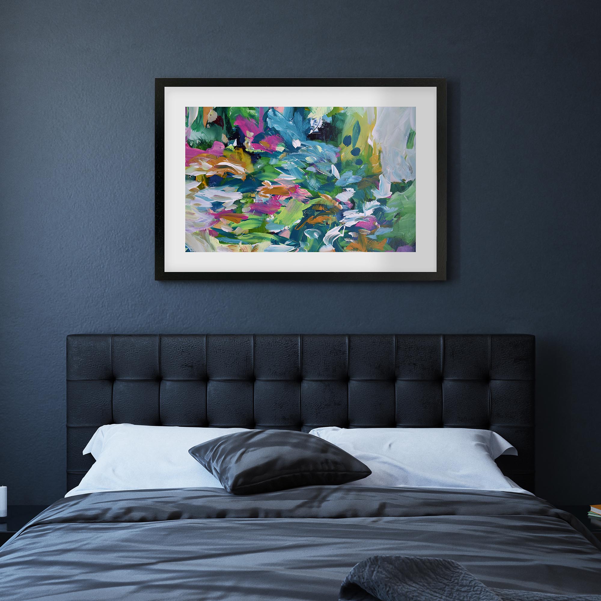 Abstract 145 Framed Art