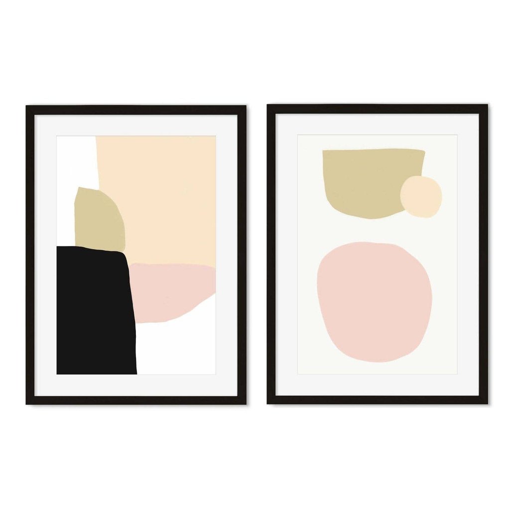 Contemporary Illustration - Print Set Of 2