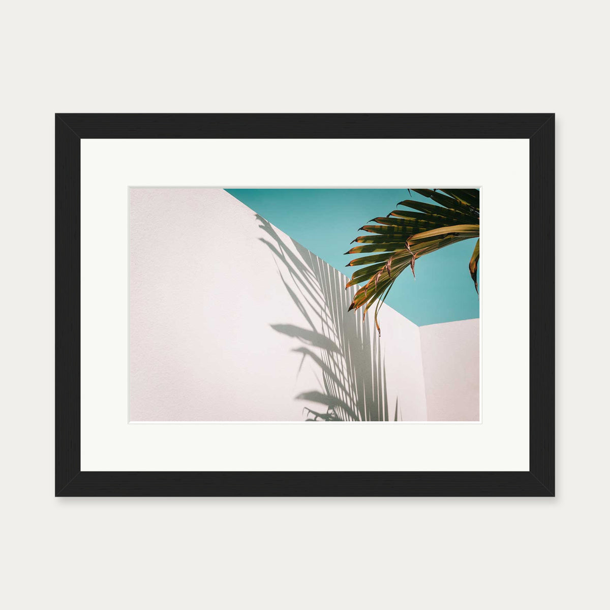 Contemporary View Wall Art Print — 30 x 40 cm — Black Frame