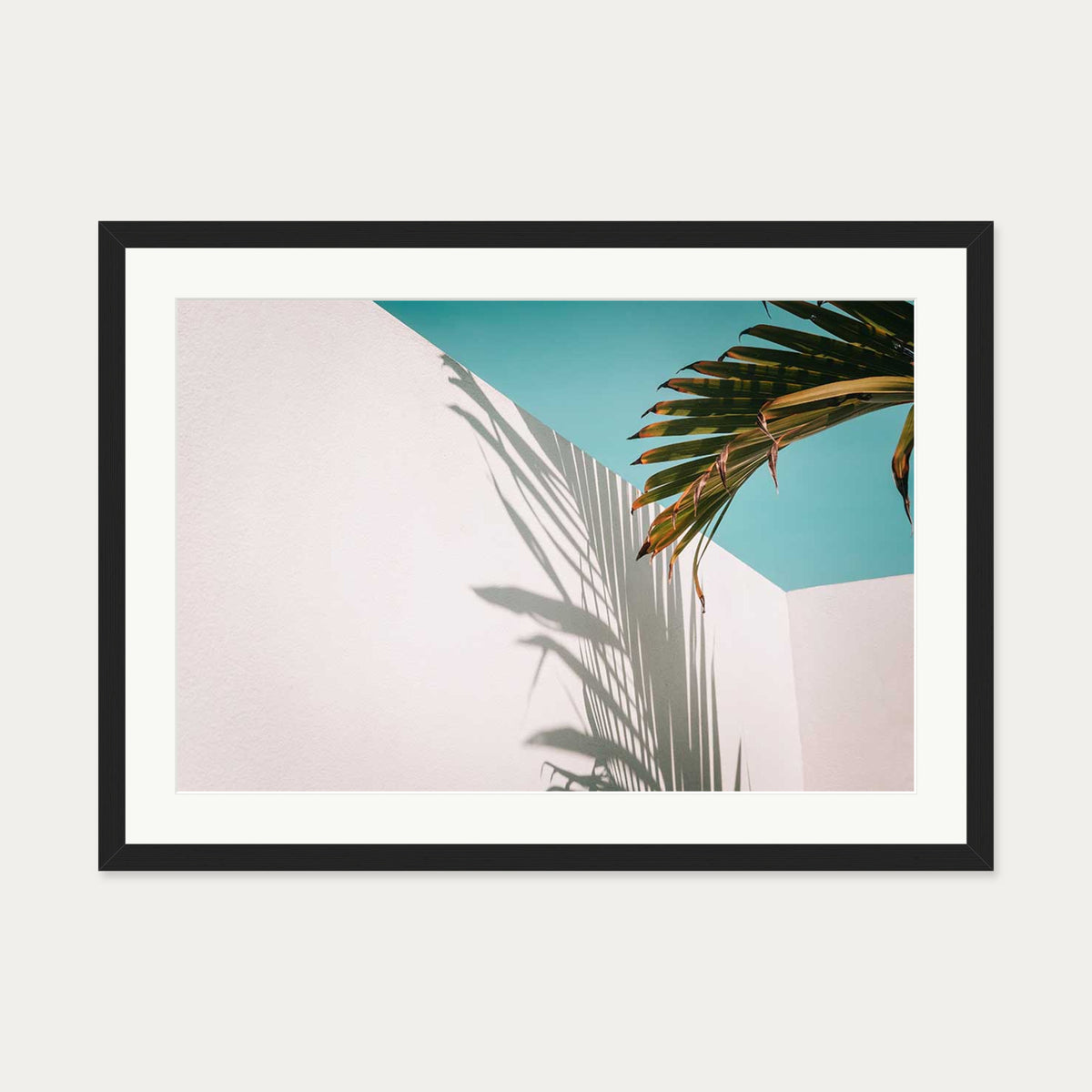 Contemporary View Wall Art Print — 50 x 70 cm — Black Frame
