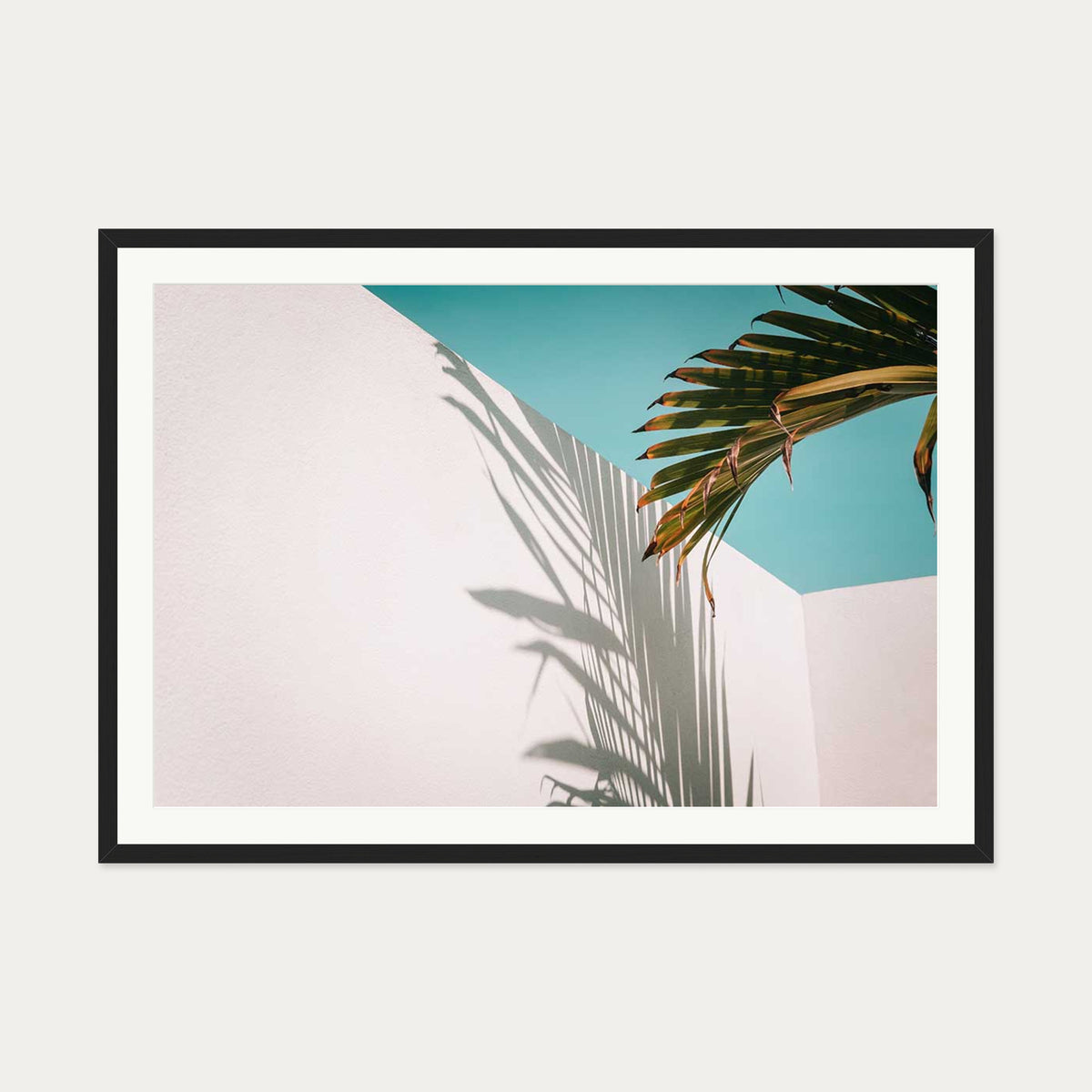 Contemporary View Wall Art Print — 70 x 100 cm — Black Frame