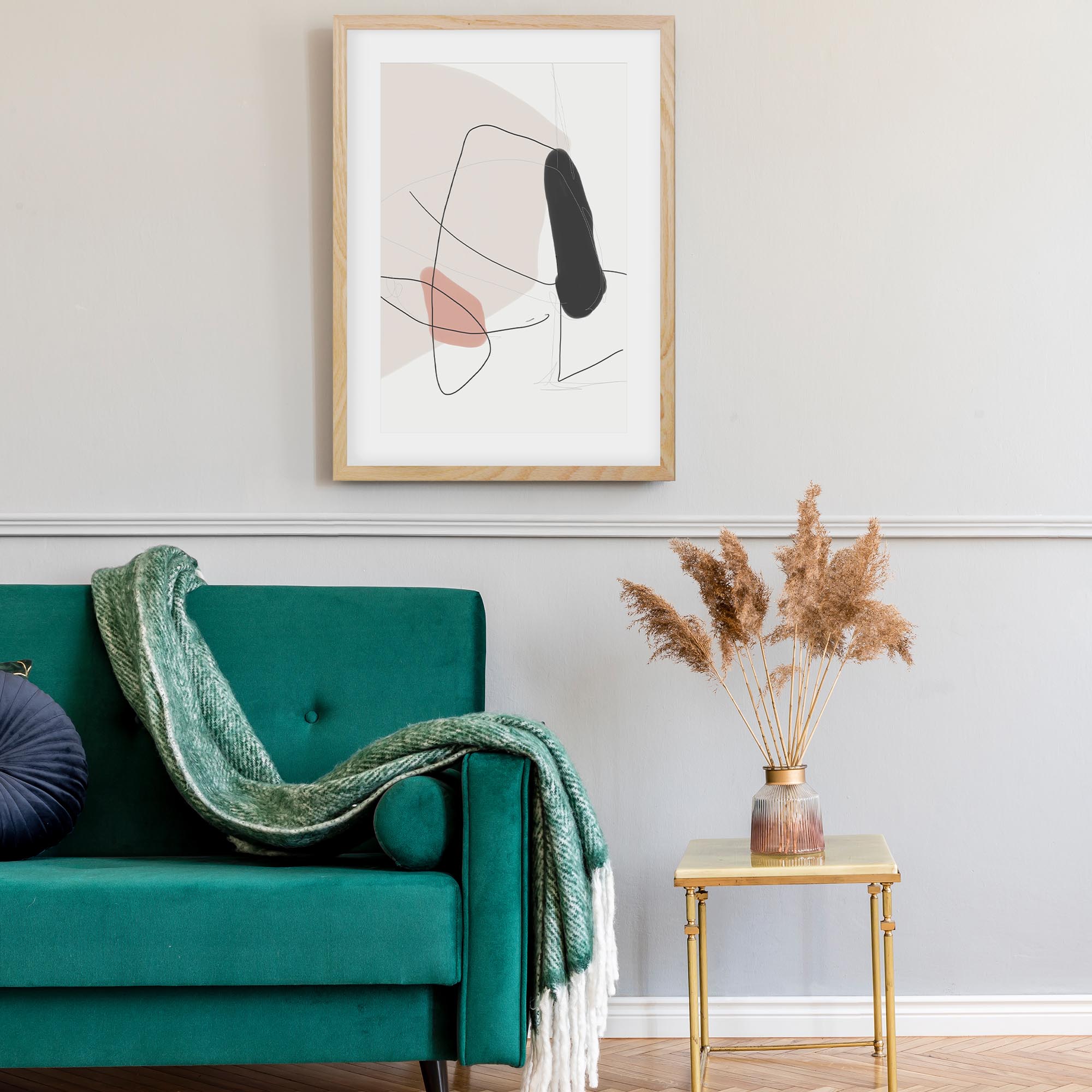 Contemporary Shapes Framed Art