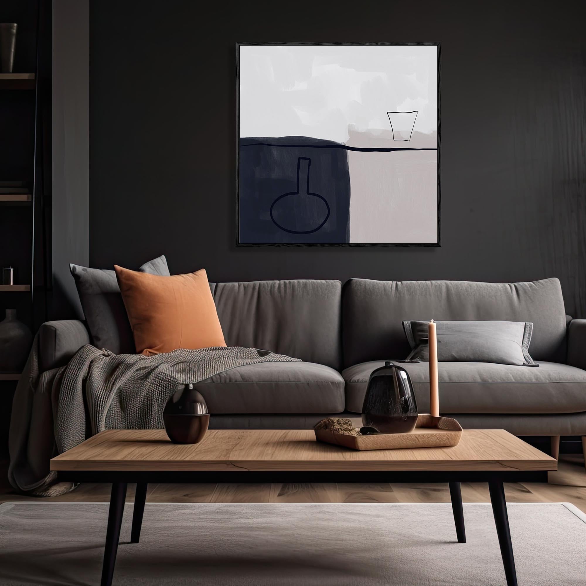 Still Life Abstract I Framed Canvas