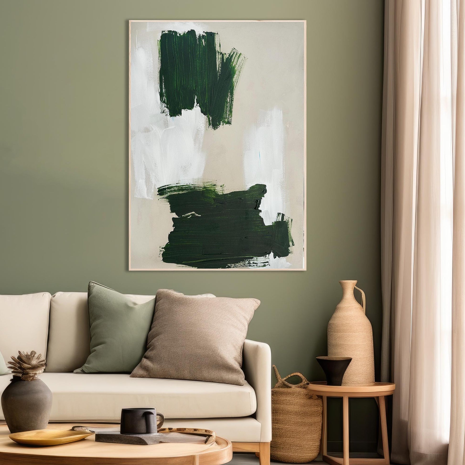 Making Up For Lost Time 3 - Original Painting-Abstract House