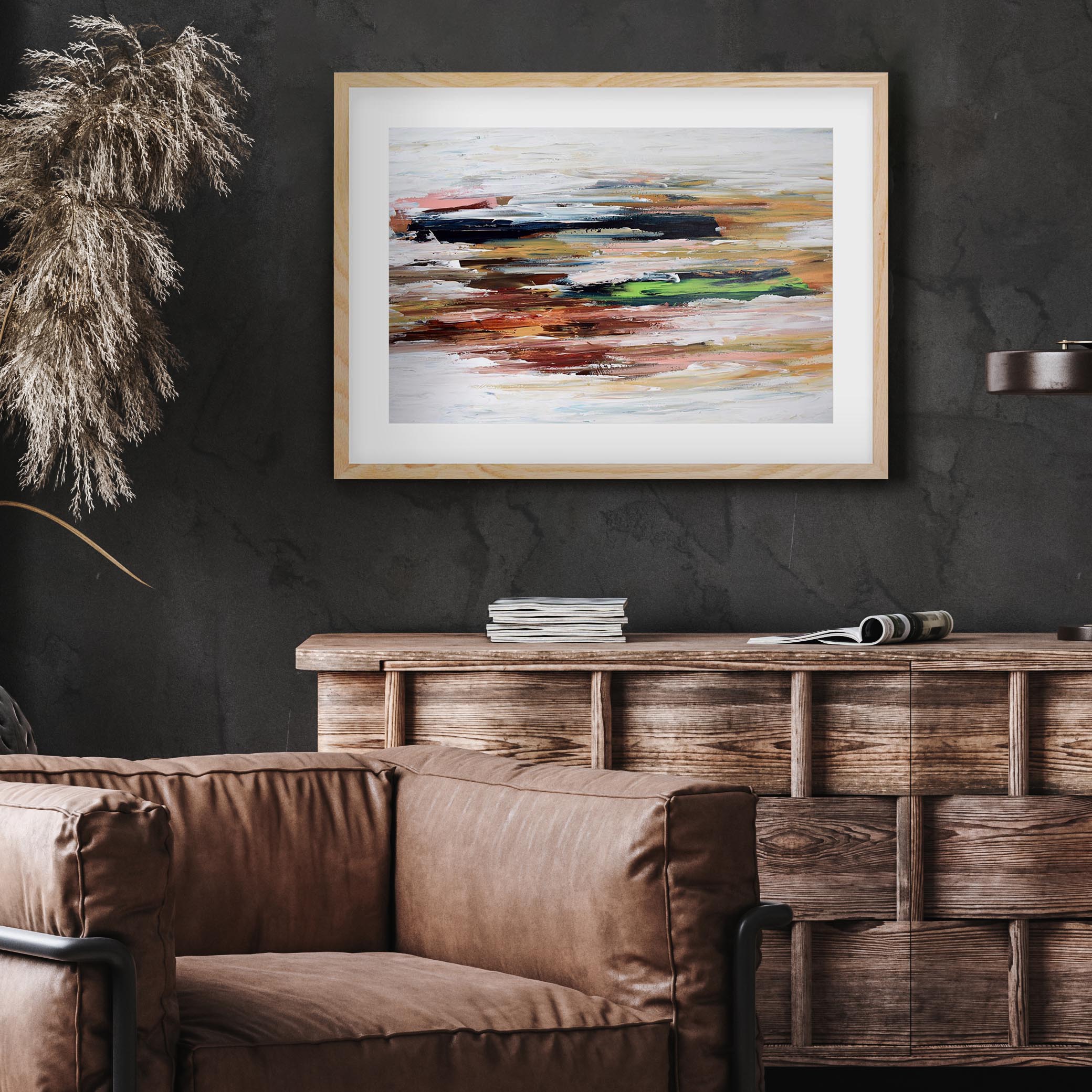 Abstract 333 Framed Art