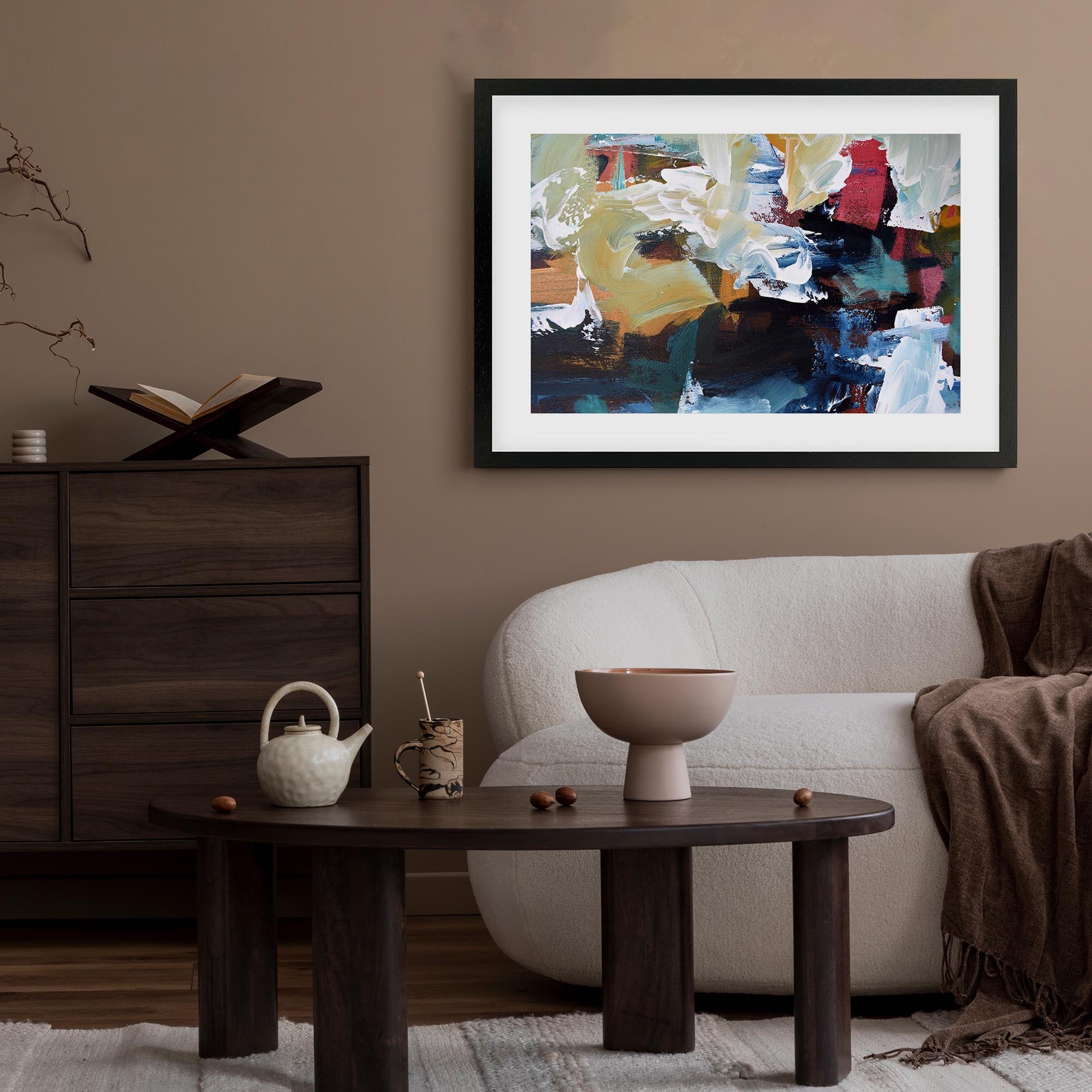 Abstract 298 Framed Art