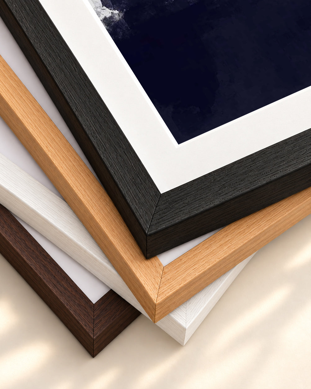 Dawn Break Art Print — framed print corner with 5 cm mount and bevel