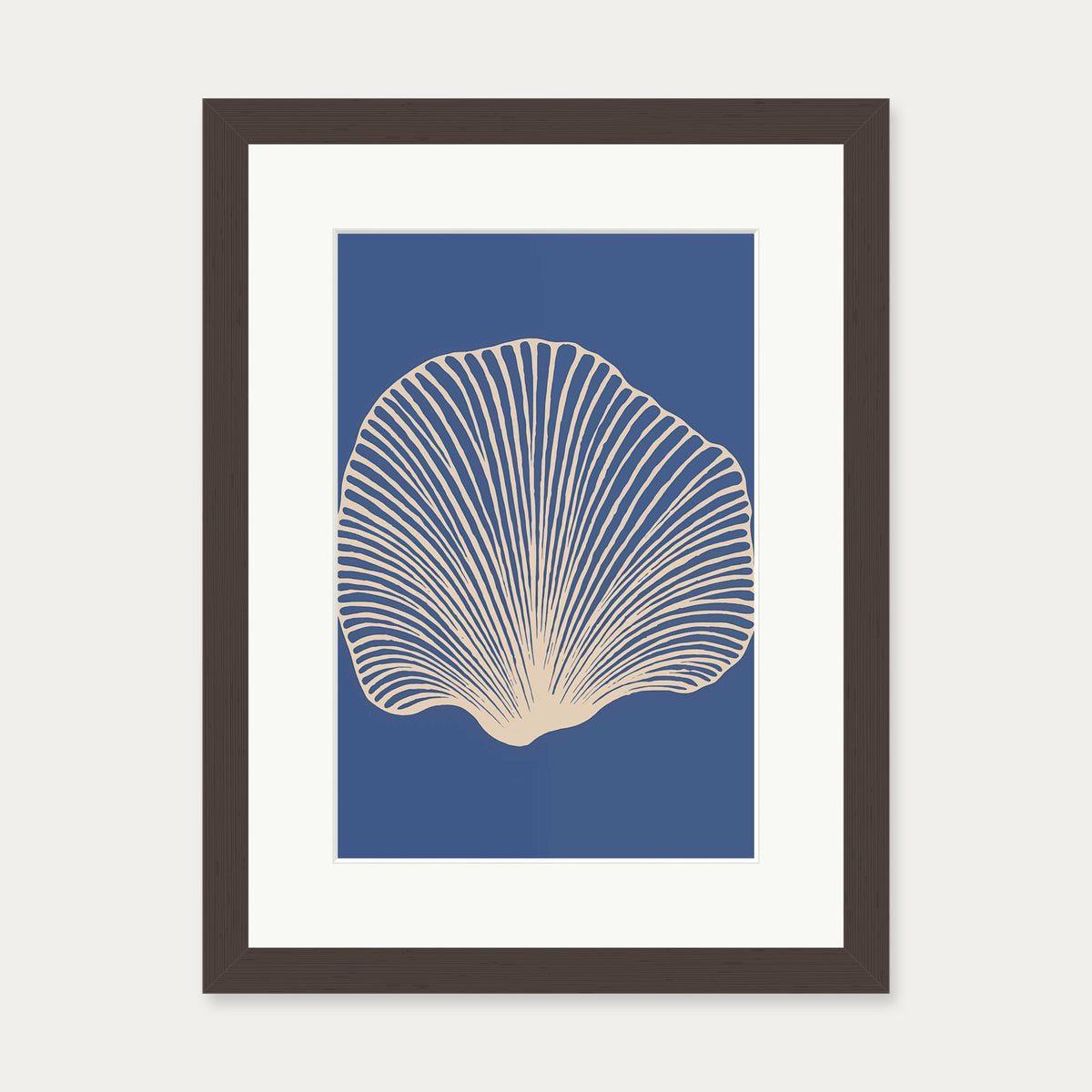 De Noche Art Print — 30 x 40 cm — Brown Frame