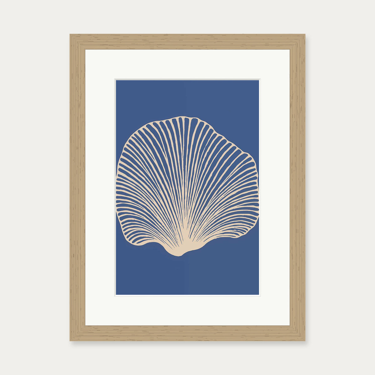 De Noche Art Print — 30 x 40 cm — Oak Frame