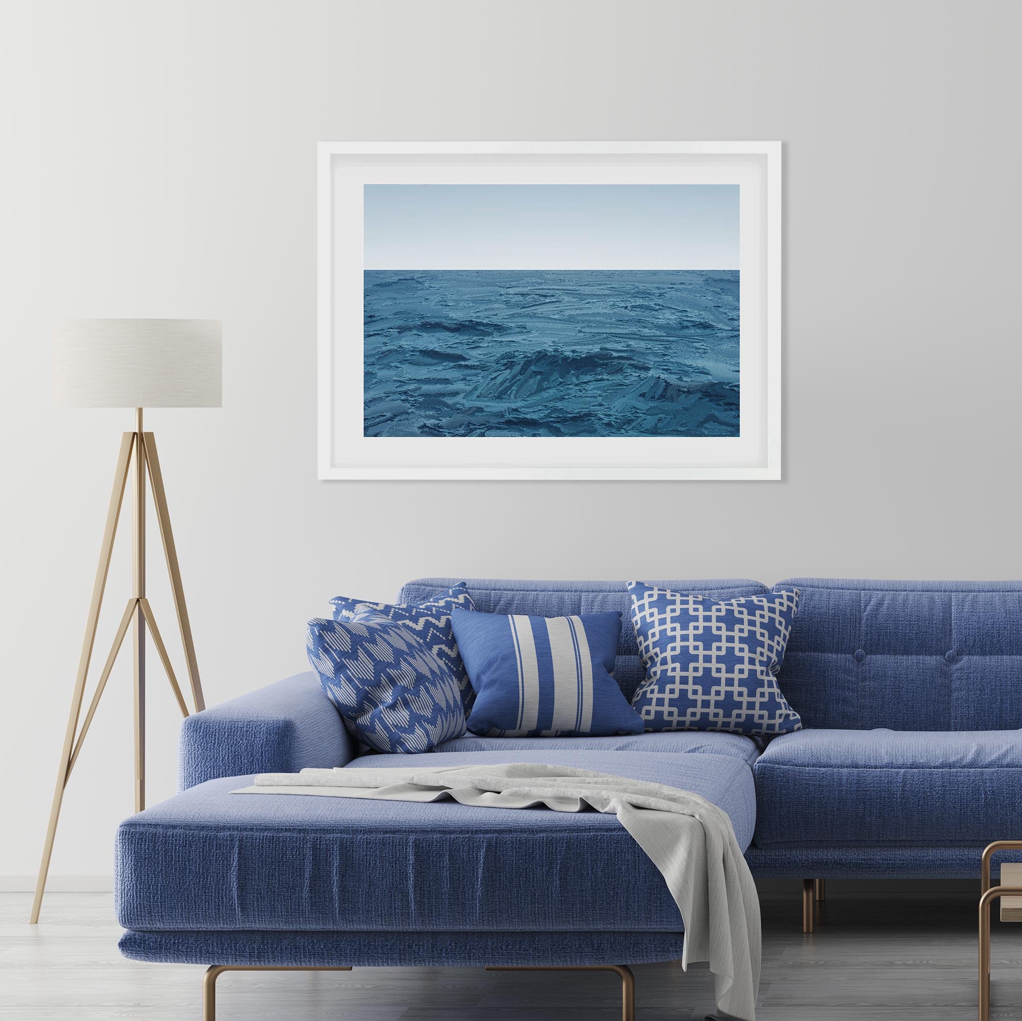 Deep Blue Sea Framed Print